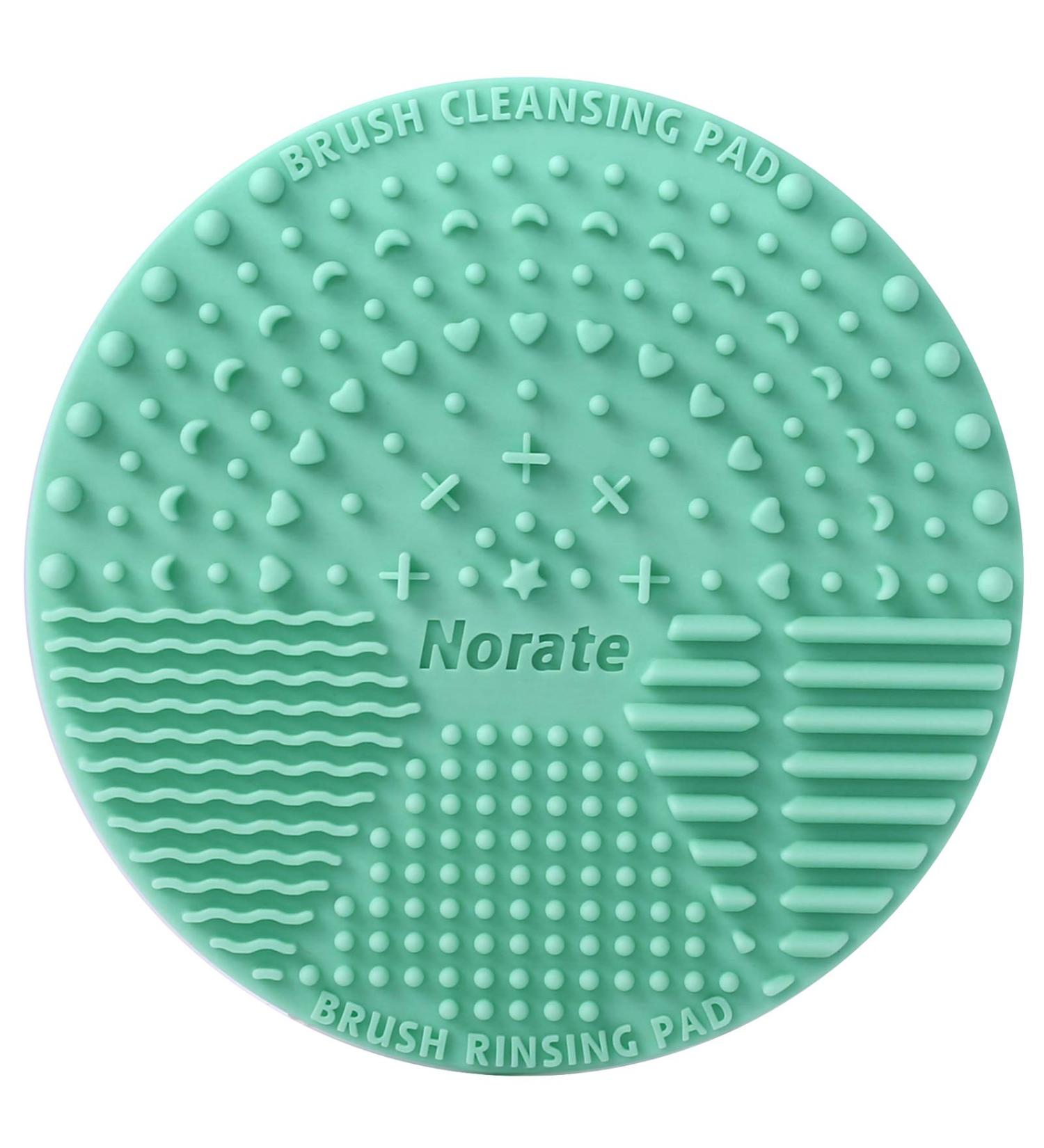 Silicone Makeup Brush Cleaning Mat - Portable Scrubber Tool with Suction Cup for Valentines Day - Green - Buy Online on GoSupps.com