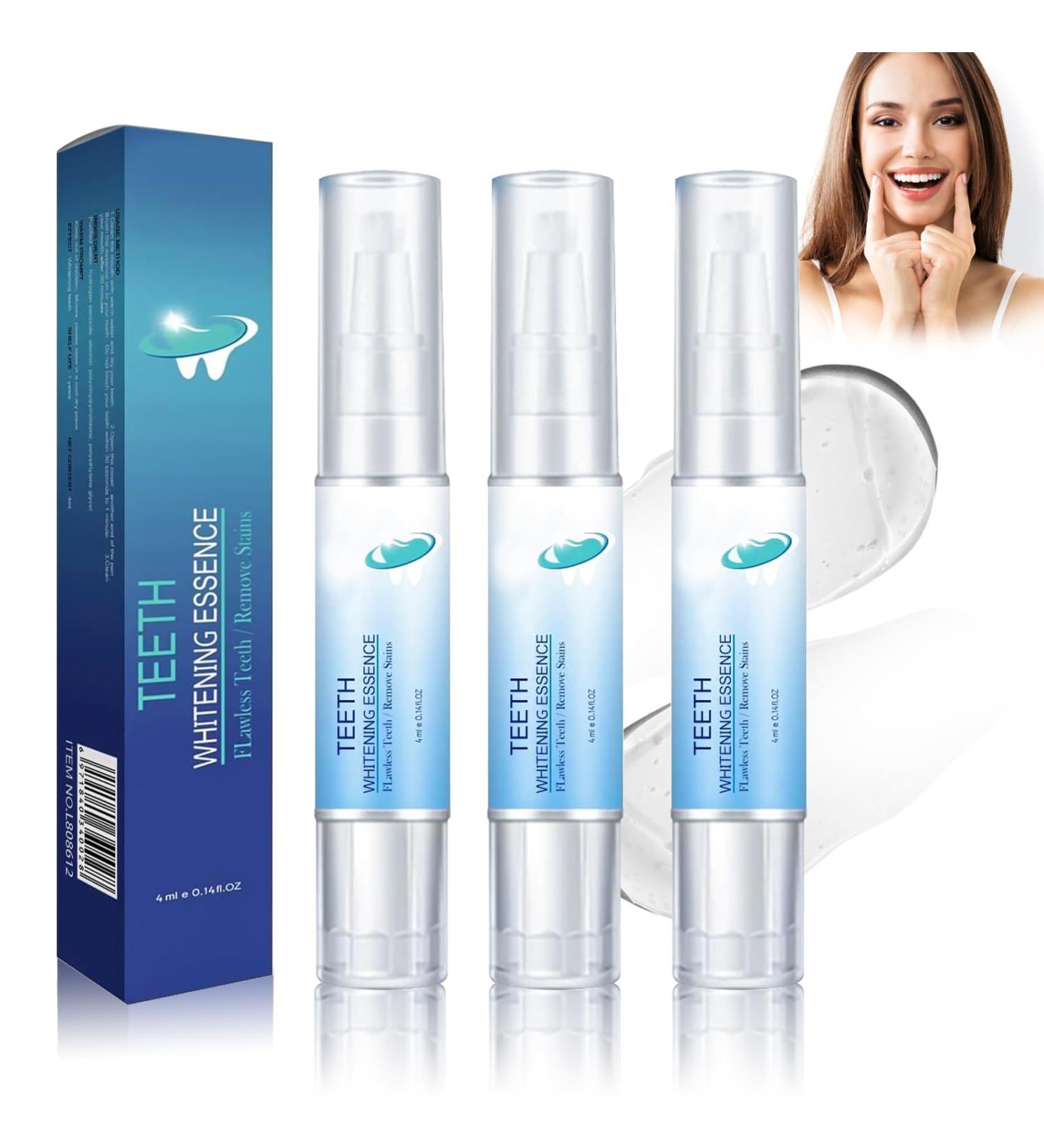 3 Pieces Teeth Whitening Pen - Abbey Professional Formula for Effective Stain Removal - Buy Online on GoSupps.com