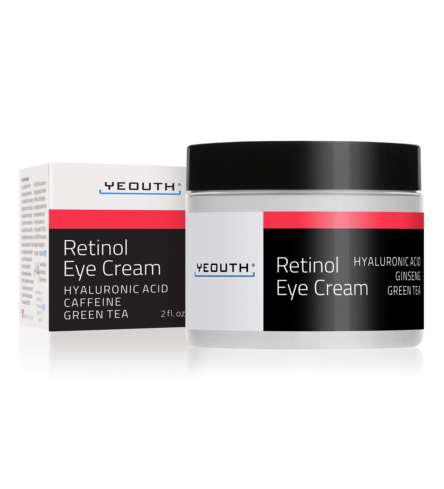 Yeouth Retinol Eye Cream - 2 fl oz | Anti-Aging & Brightening Formula - Buy Online on GoSupps.com