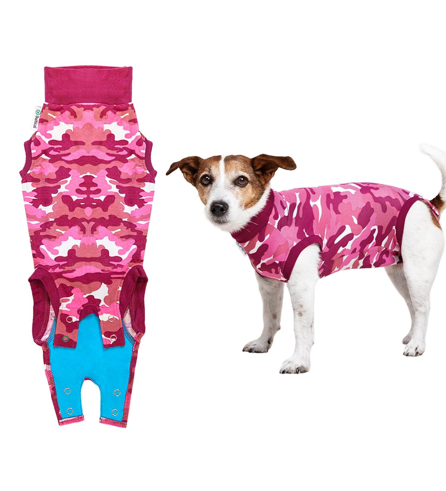 Buy Suitical Recovery Suit for Dogs - XXXS Pink Camouflage (1 Pack) - International Shipping Available - Buy Online on GoSupps.com