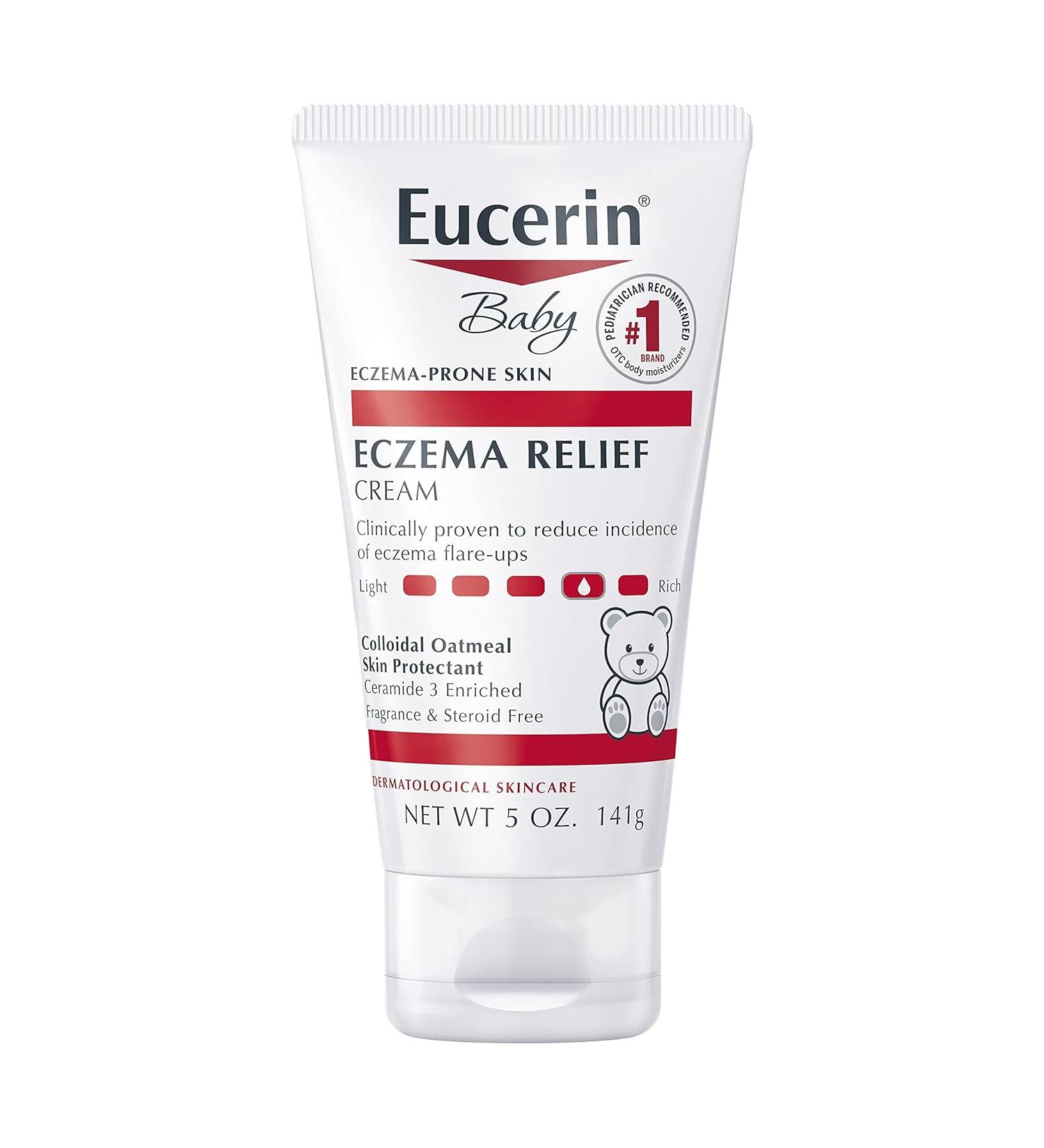 Eucerin Baby Eczema Relief Body Creme 5.0 oz - Soothing Moisture for Delicate Skin - Buy Online on GoSupps.com