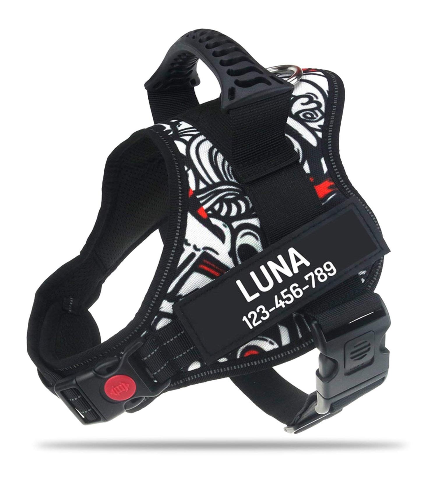 Custom Pawpawify Dog Harness - No Pull Personalized for Training & Walking | Fits 24-31in Chest - Durable & Comfortable - Buy Online on GoSupps.com