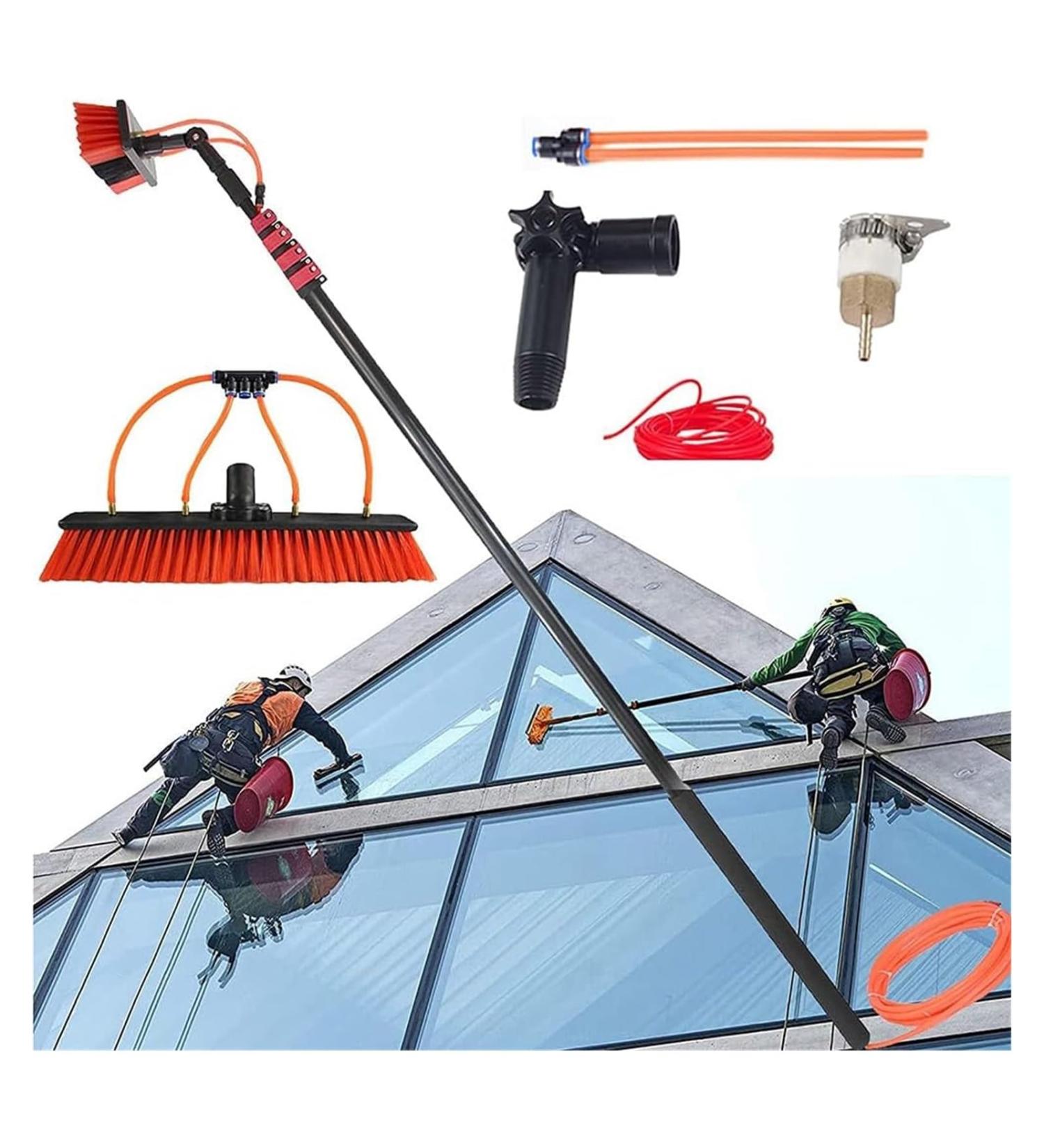 Water Fed Pole Window Cleaning Pole Water Fed Telescopic Brush/Extendable Cleaner Conservatory Roof Suitable For Photovoltaic Panel Cleaningtrucks Windows (Color : 30cm Size : 7.2m) 7.2m 30cm - Buy Online on GoSupps.com