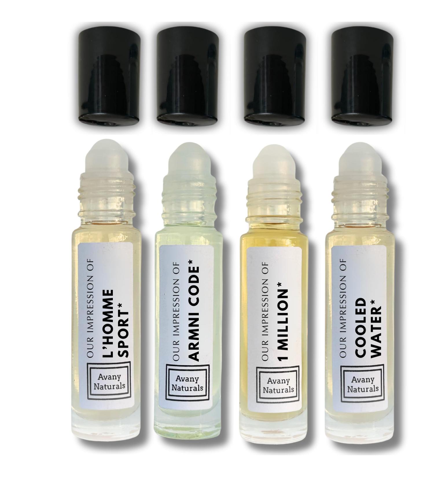 Replicant Cologne For Men - Mini Perfume Set Fragrance Body Oil Sample Cologne for Men Roller Perfume Man Perfume 4 Pc (Sporty Set) - Buy Online on GoSupps.com