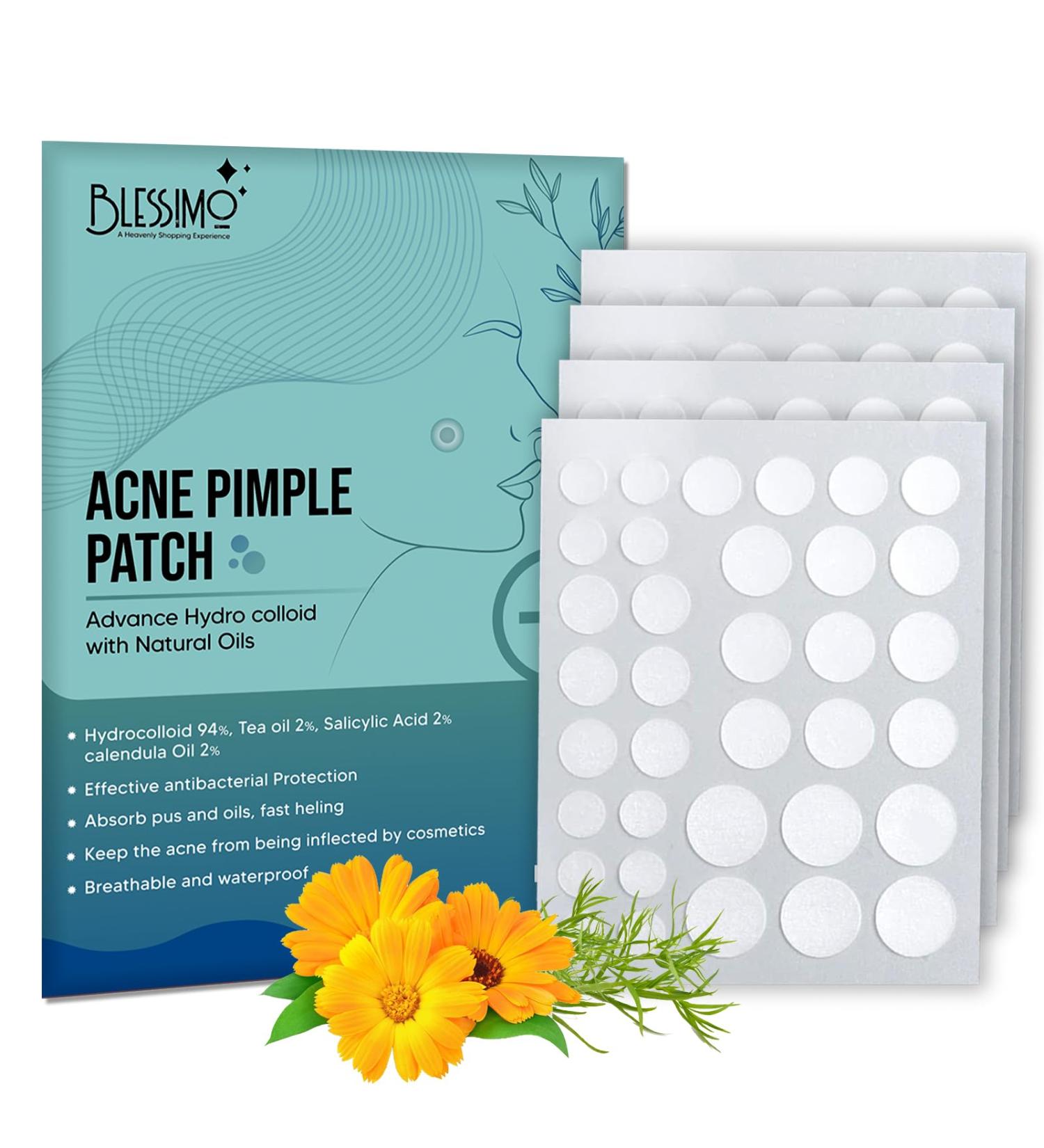Buy Pimple Patches for Face - 108 Hydrocolloid & Hazel Acne Dots - Fast Acting Treatment (8mm & 12mm) - International Shipping Available - Buy Online on GoSupps.com