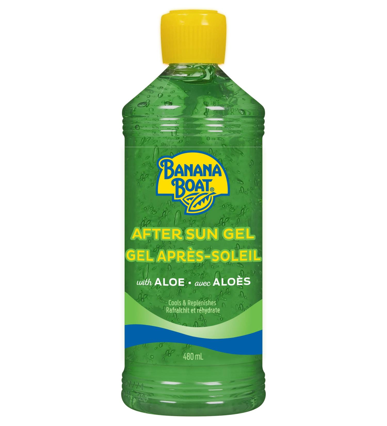 Banana Boat Soothing After Sun Gel with Aloe Vera 16oz - Pack of 3 | 16 Fl Oz (3 Pack) - Buy Online on GoSupps.com
