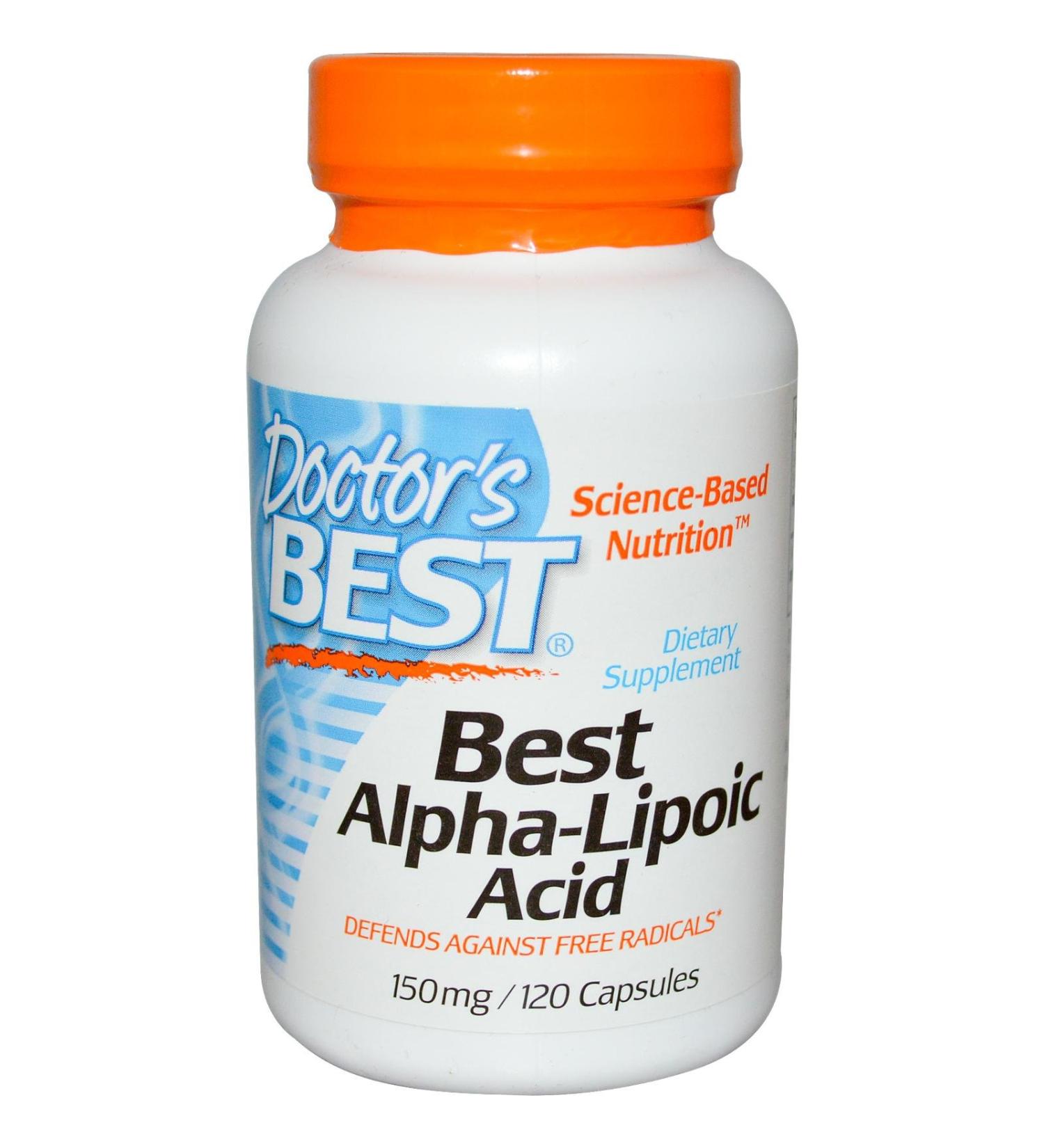 Best Alpha Lipoic Acid, 150mg, 120 Capsules - Doctor's Best