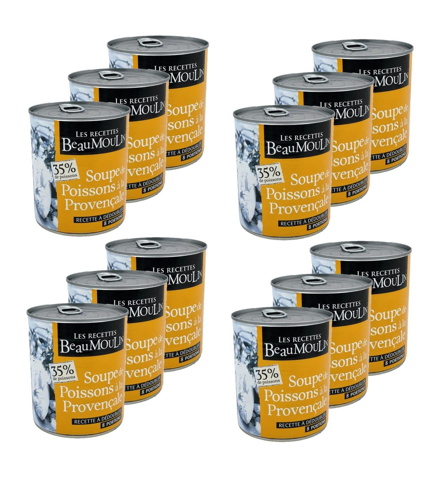  BeauMoulin Set of 12 Proven al Fish Soup Boxes 800 g - Buy Online on GoSupps.com