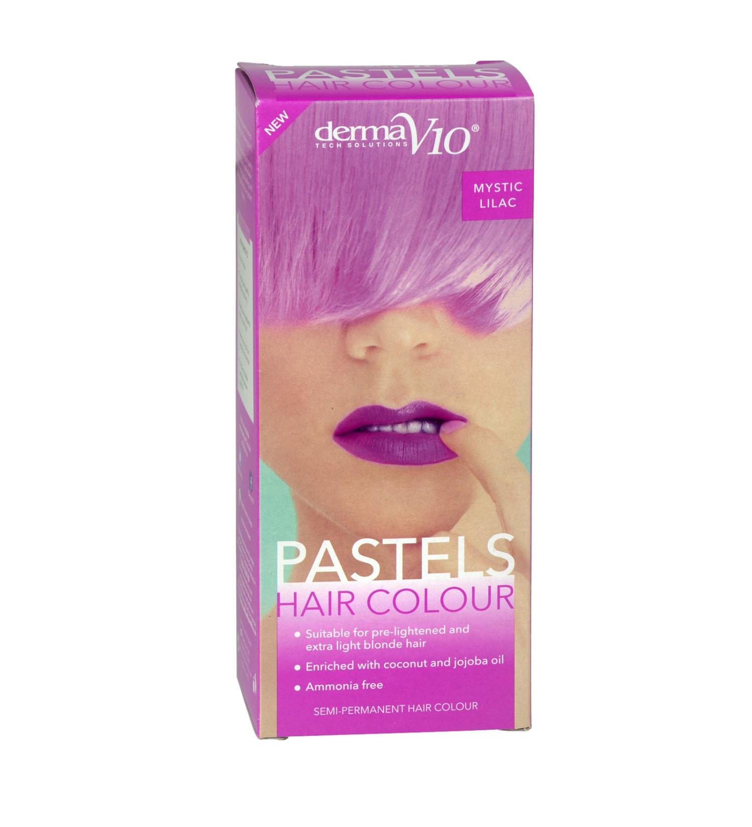 DERMA V10 PASTELS HAIR COLOUR MYSTIC LILAC