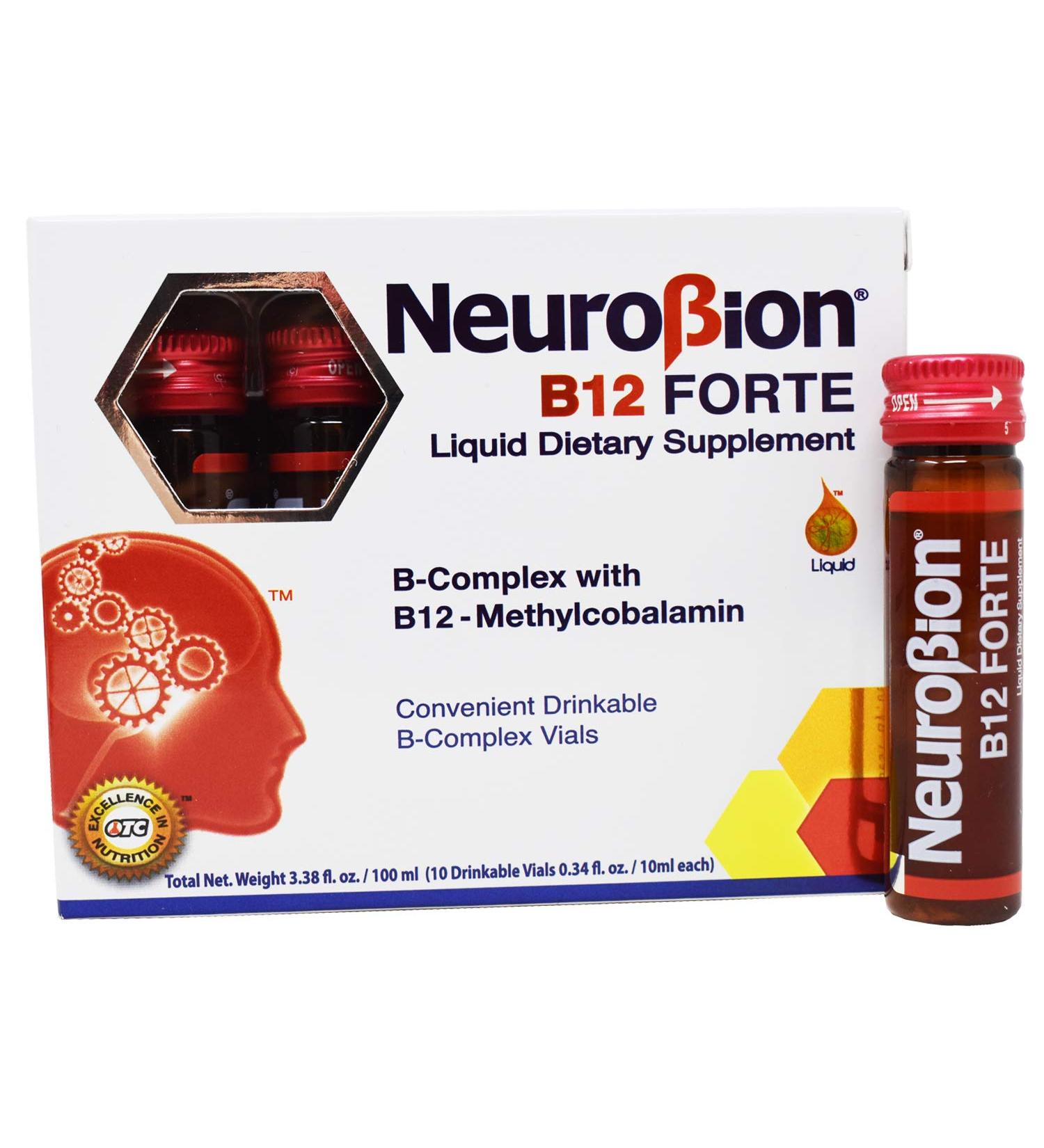 Neurobion B12 Forte - 10 Vials x 10ml | Essential B Vitamin Supplement - Buy Online on GoSupps.com