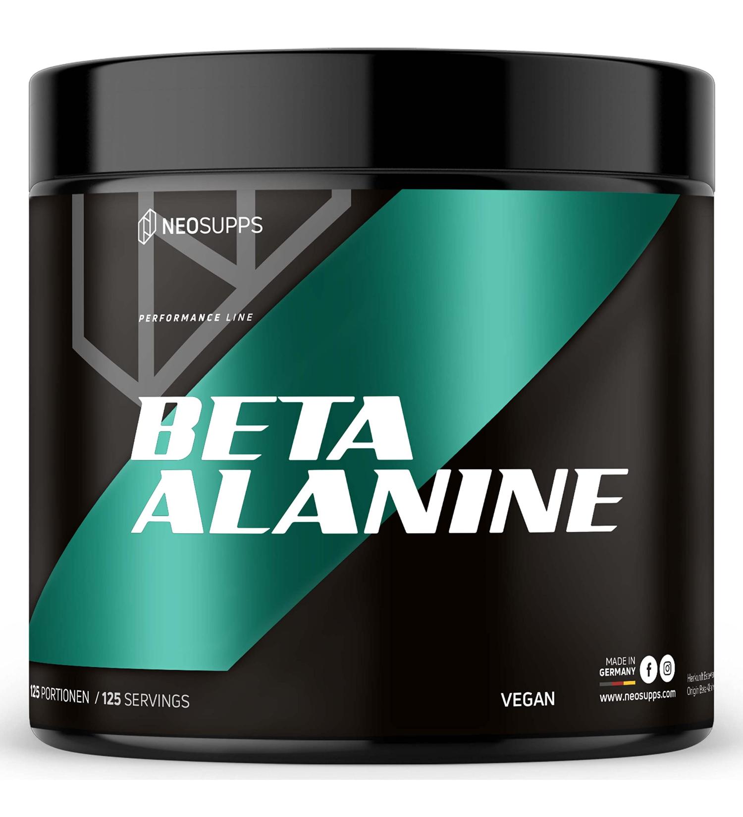 Neosupps Beta Alanine 500g | High-Dose Amino Acid Powder for Enhanced Muscle Endurance | Tasteless Perfect for Training - Buy Online on GoSupps.com