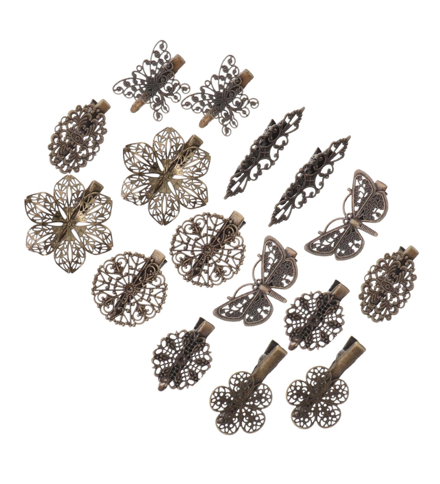 FRCOLOR Retro Hairpins hair European and American Victoria nostalgia french hair clips hair for women Vintage Metal Hair Clips Metal bride hairpin Barrettes - Buy Online on GoSupps.com