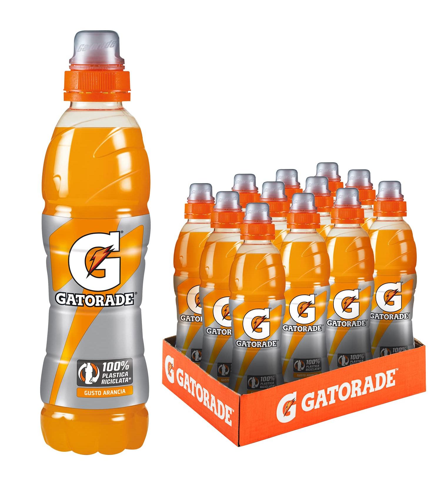 PepsiCo Gatorade Sport Drink Sports Drink Non-carbonated Orange Flavour Helps to Replenish Lost Mineral Salts 12 x 500 ml