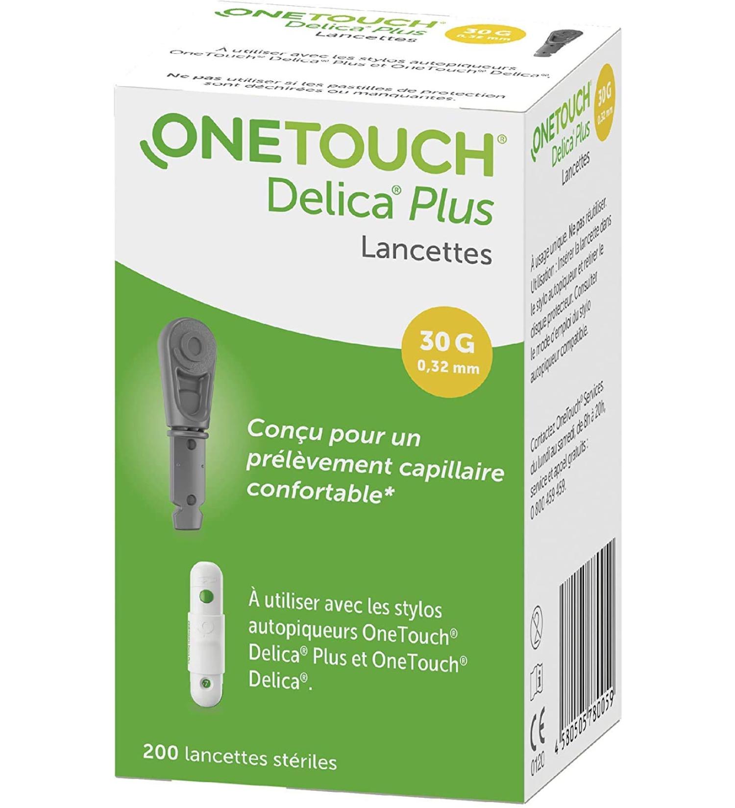 Delica OneTouch 200 Fine Sterile Lancets by OneTouch