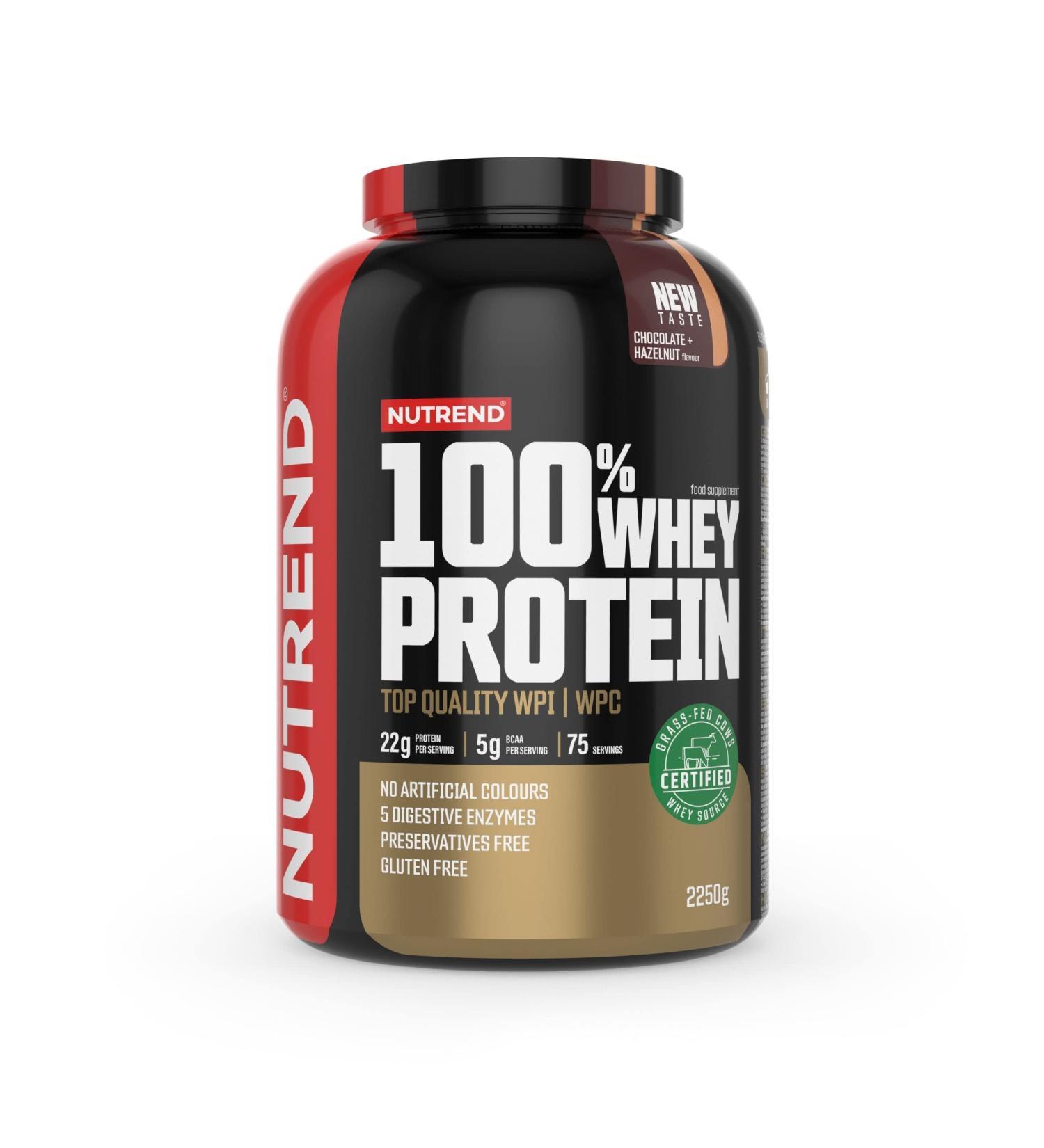 Nutrend 100% Whey Protein, Chocolate & Hazelnut - 2250g