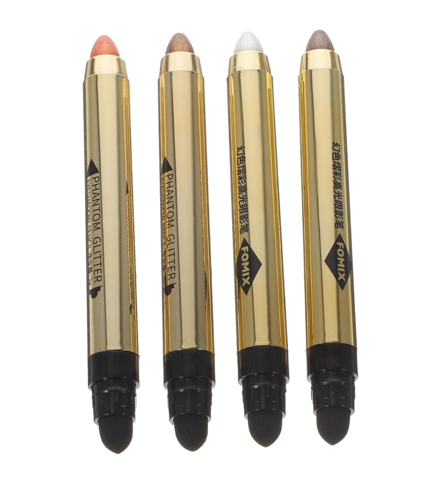 AUTSUPPL 4pcs Highlighter Eyeshadow Pencil Women Cosmetics Girl Makeup Supplies Eye Makeup Tools Plastic - Buy Online on GoSupps.com