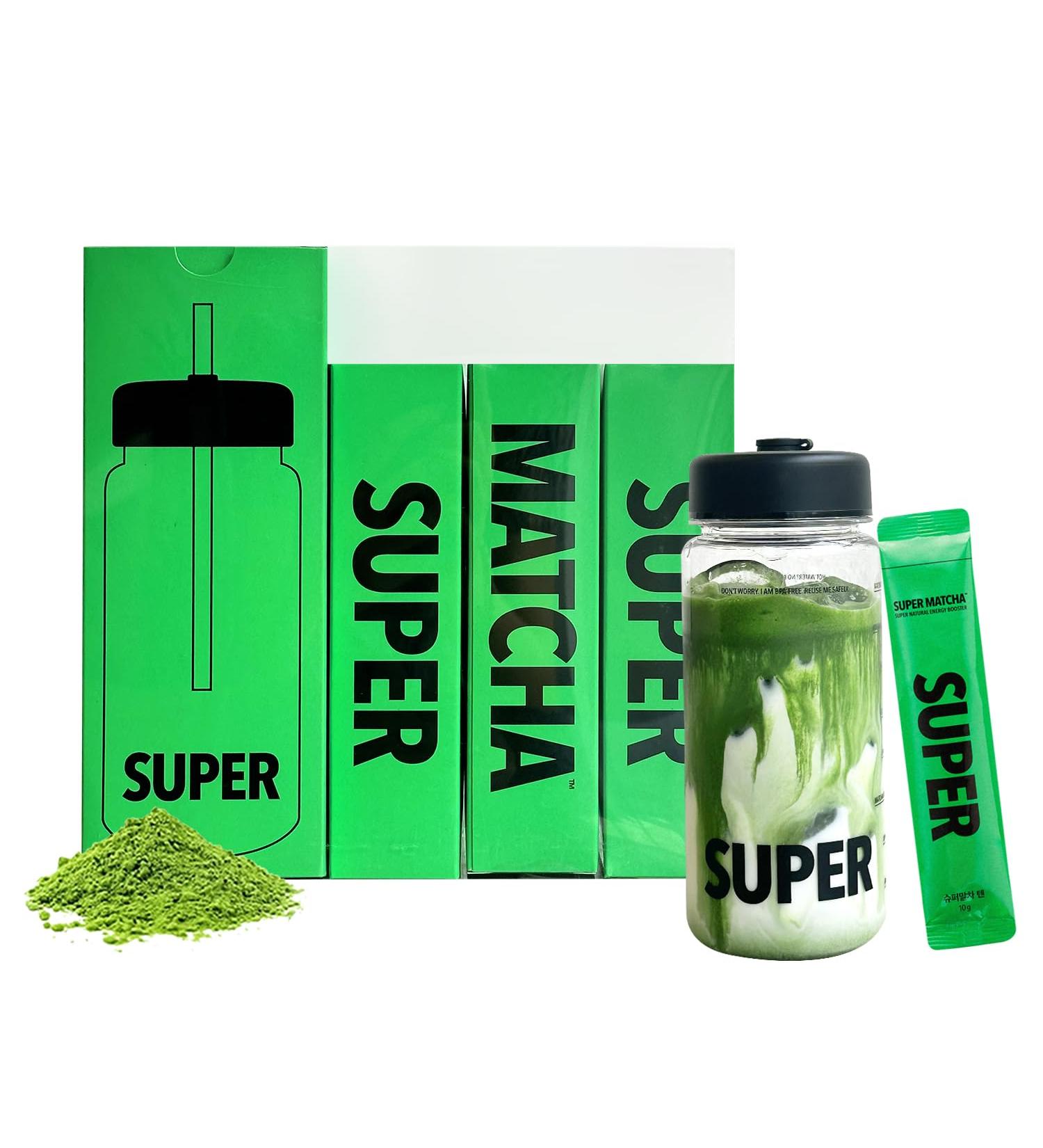 SUPER MATCHA (SUPER MATCHA Straw Water Bottle Set) - Buy Online on GoSupps.com