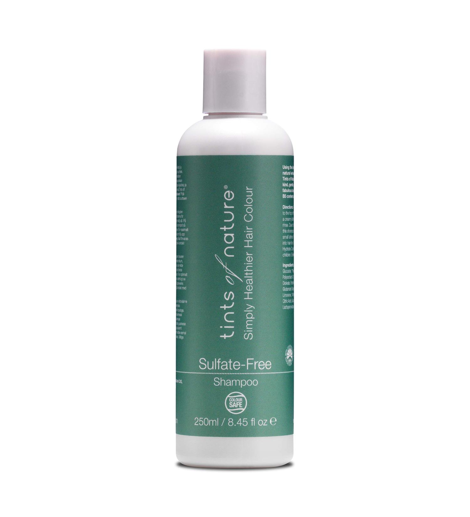 Tints of Nature Natural and Organic Sulfate-Free Shampoo Shampooing sans Sulfate Naturel et Bio Vegan et Sans Sulfate 1 x 250 ml - Buy Online on GoSupps.com
