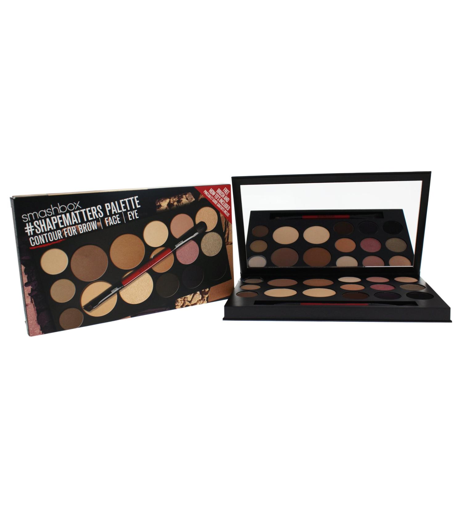 Smashbox Shapematters Palette Contour for Brow Face Eye 16 Pieces  0.12 Ounce