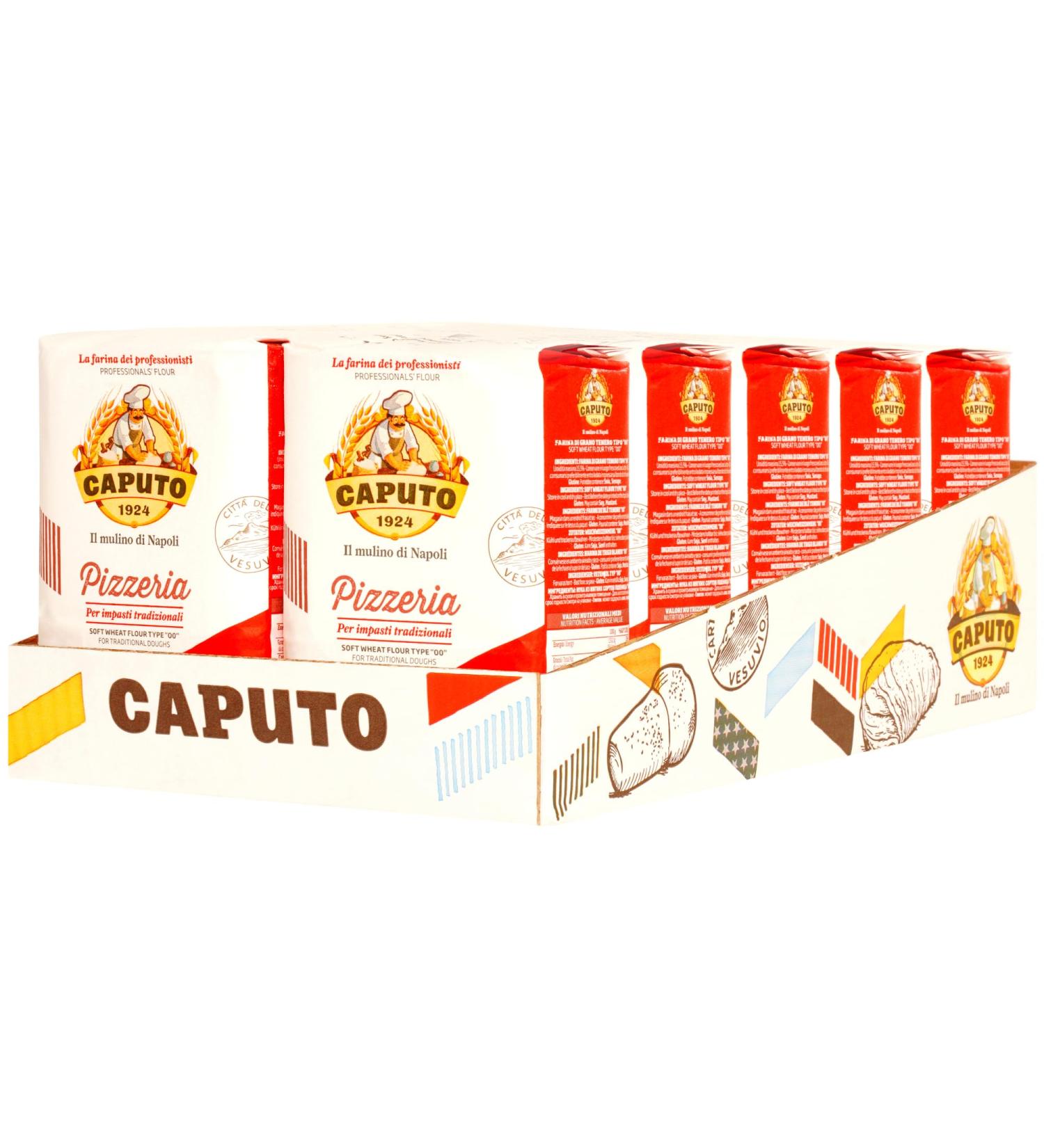 Caputo - Pizzeria Red "00" - 10 x 1kg - Italian Pizza Flour