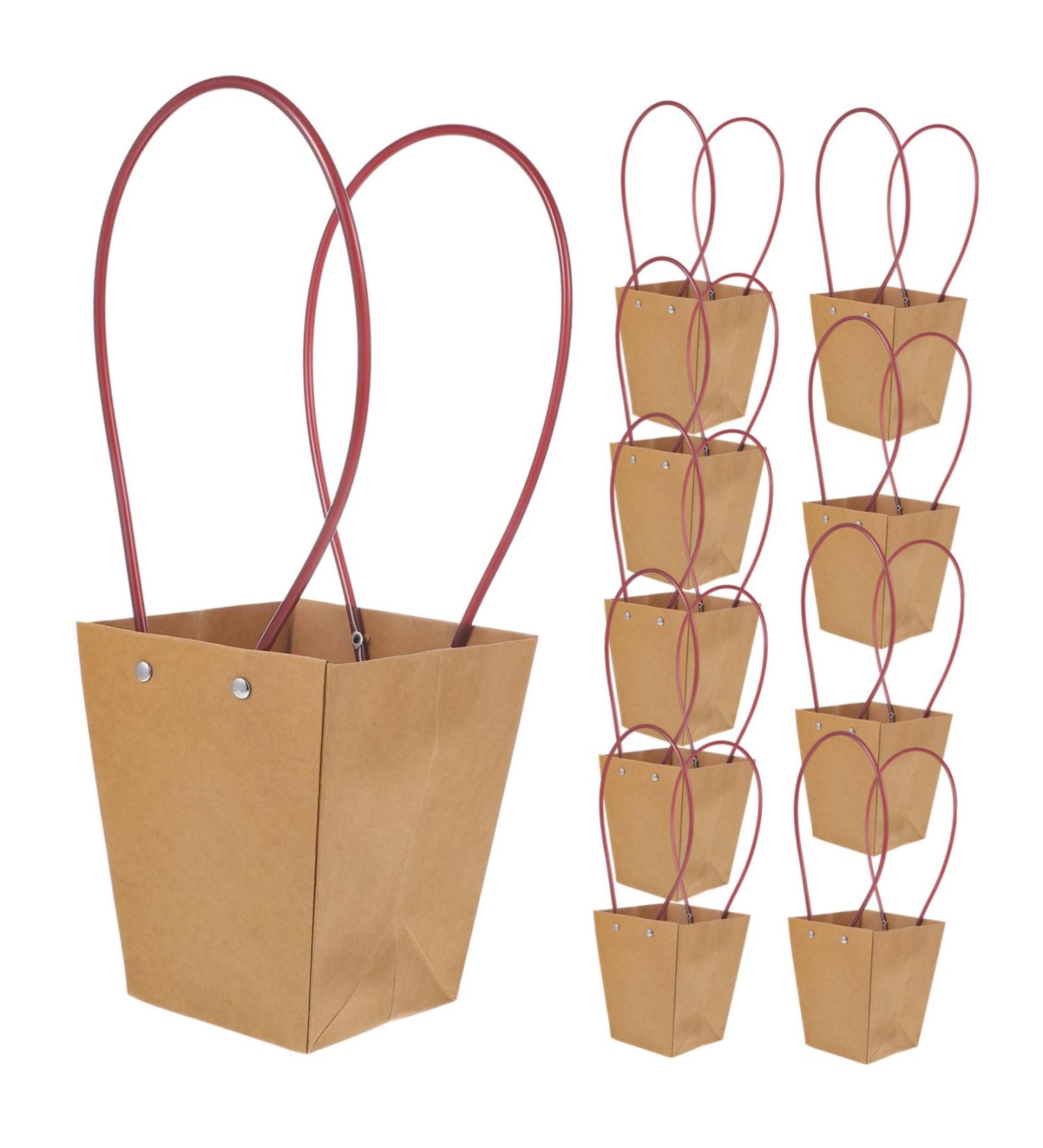 10pcs Kraft Paper Bag Child Earth Tones Shopping Bag - Buy Online on GoSupps.com