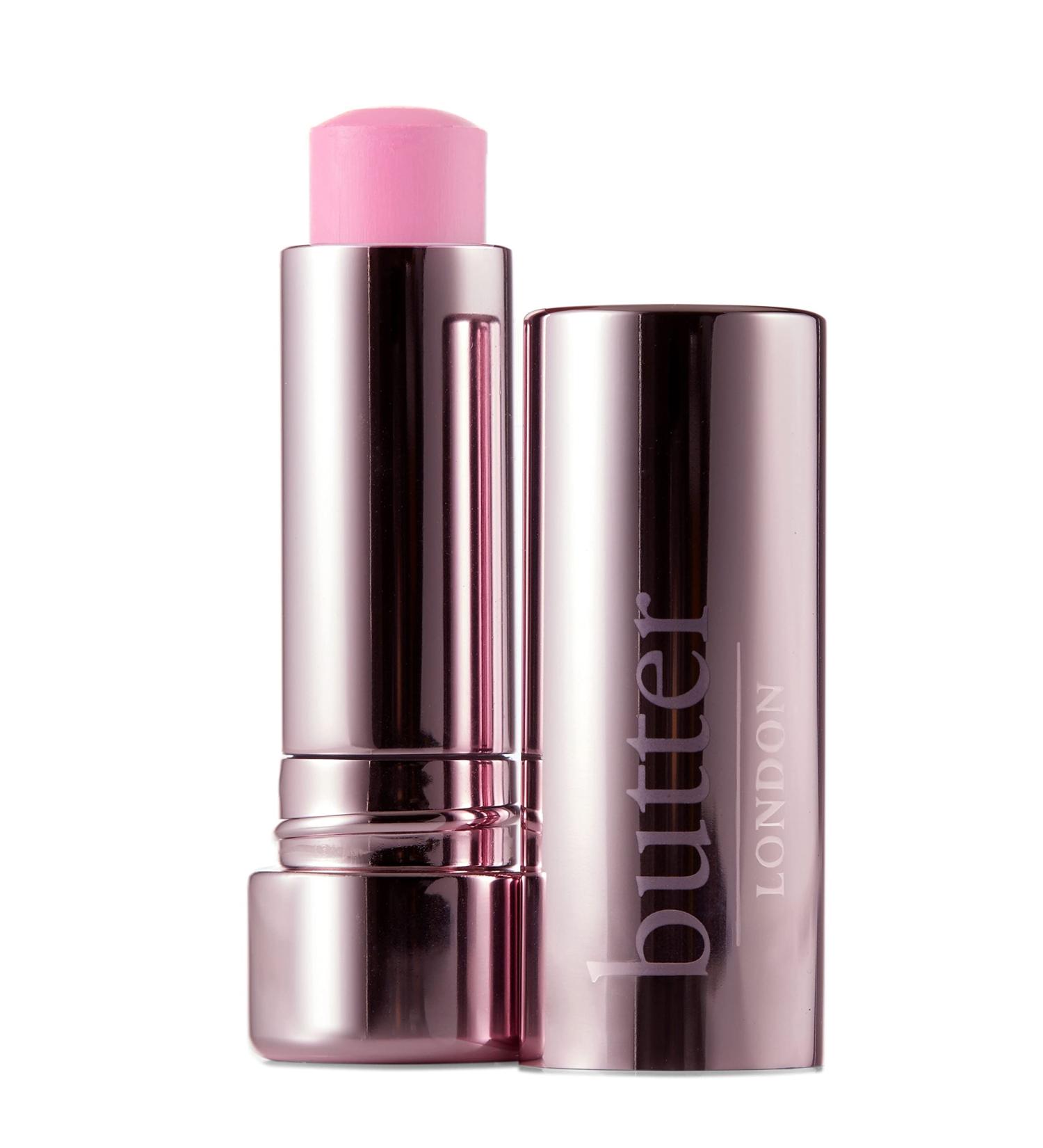 butter LONDON LIPPY Pink Champagne Lip Balm - Moisturizing Treatment with Champagne Scent - Nourishes and Restores Dry Lips - Cruelty, Paraben, and Gluten Free - Buy Online on GoSupps.com
