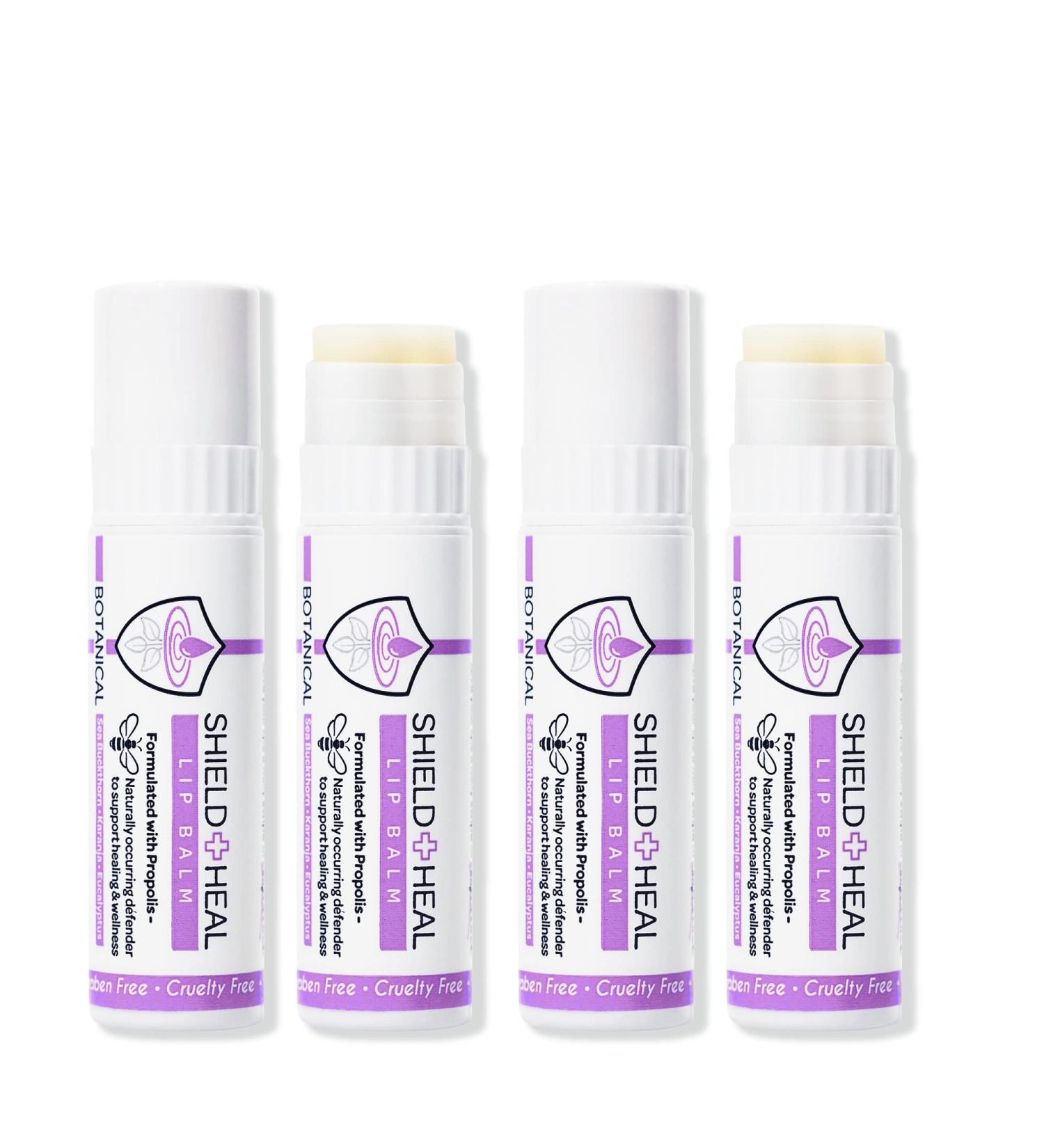 4 Pack - Botanical Lip Balm with Aromachology Mood-Boosting Fragrance Technology Soothes Chapped Lips & Relieves Dryness Silky Smooth Texture Warms on Contact (4 Pack) 1 Count (Pack of 4) - Buy Online on GoSupps.com