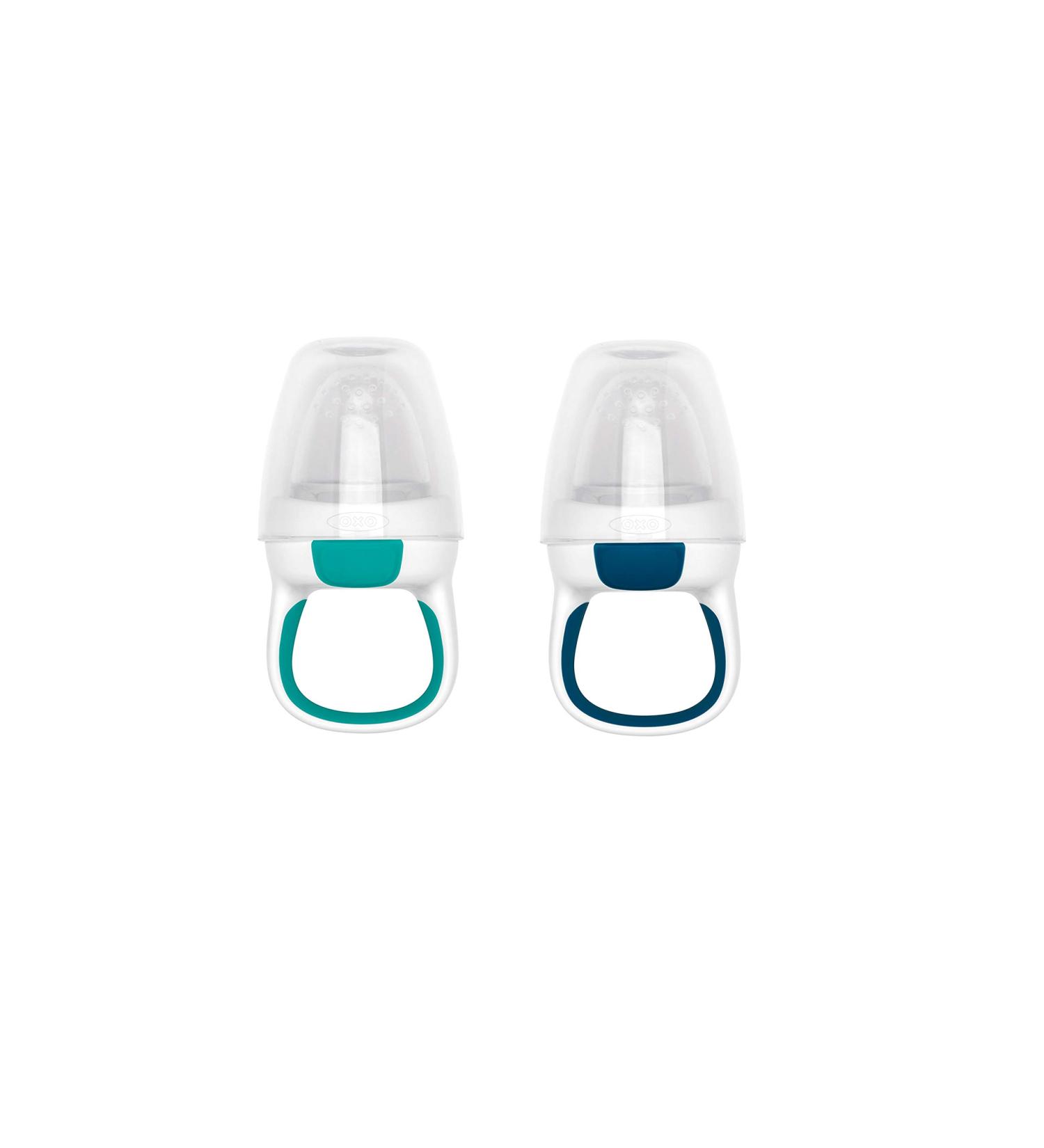 OXO Tot Silicone Self-Feeder 2 Pack in Teal/Navy - 2 Count - Buy Online on GoSupps.com