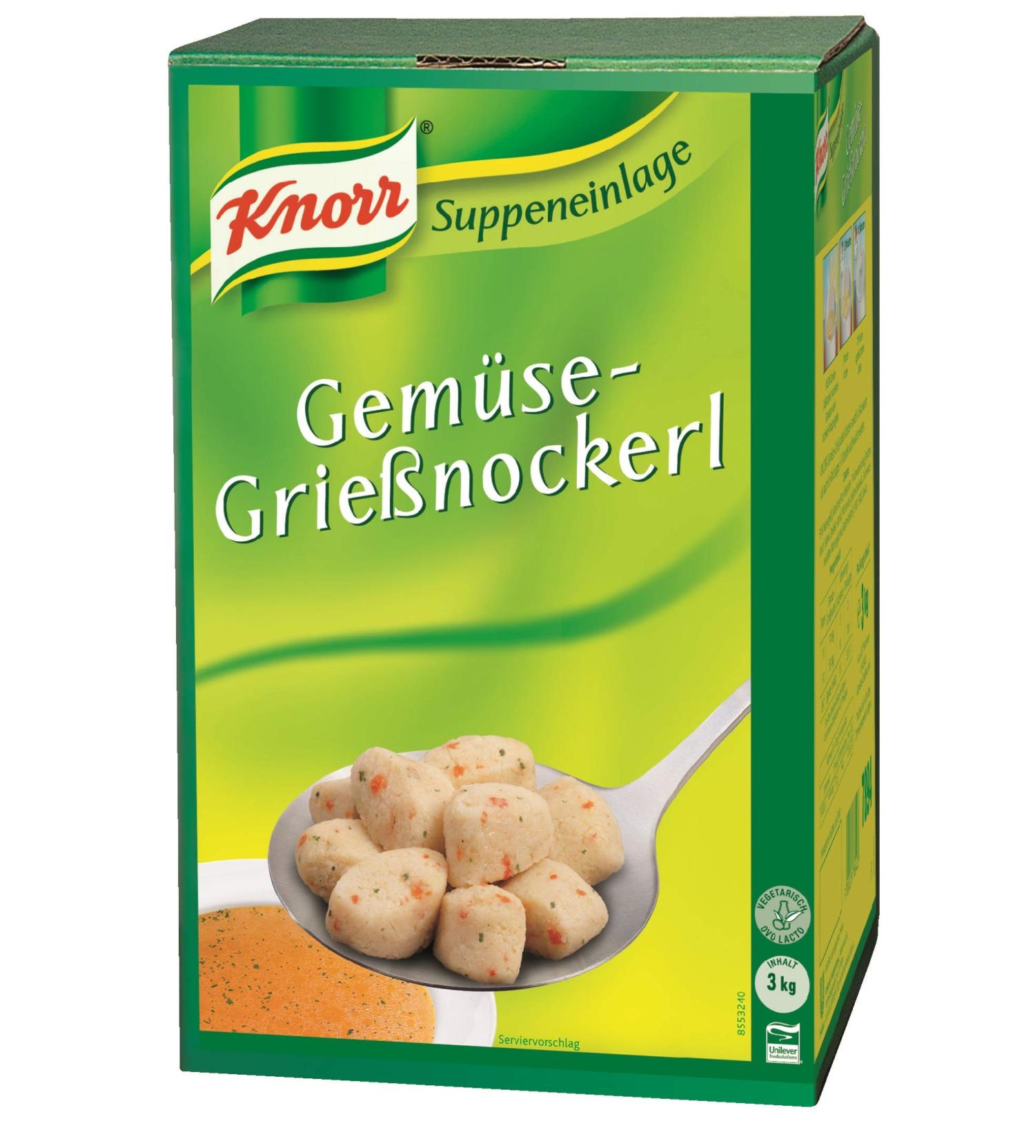 Buy Knorr Vegetable Semolina Dumplings - 3kg Pack | International Shipping Available - Buy Online on GoSupps.com