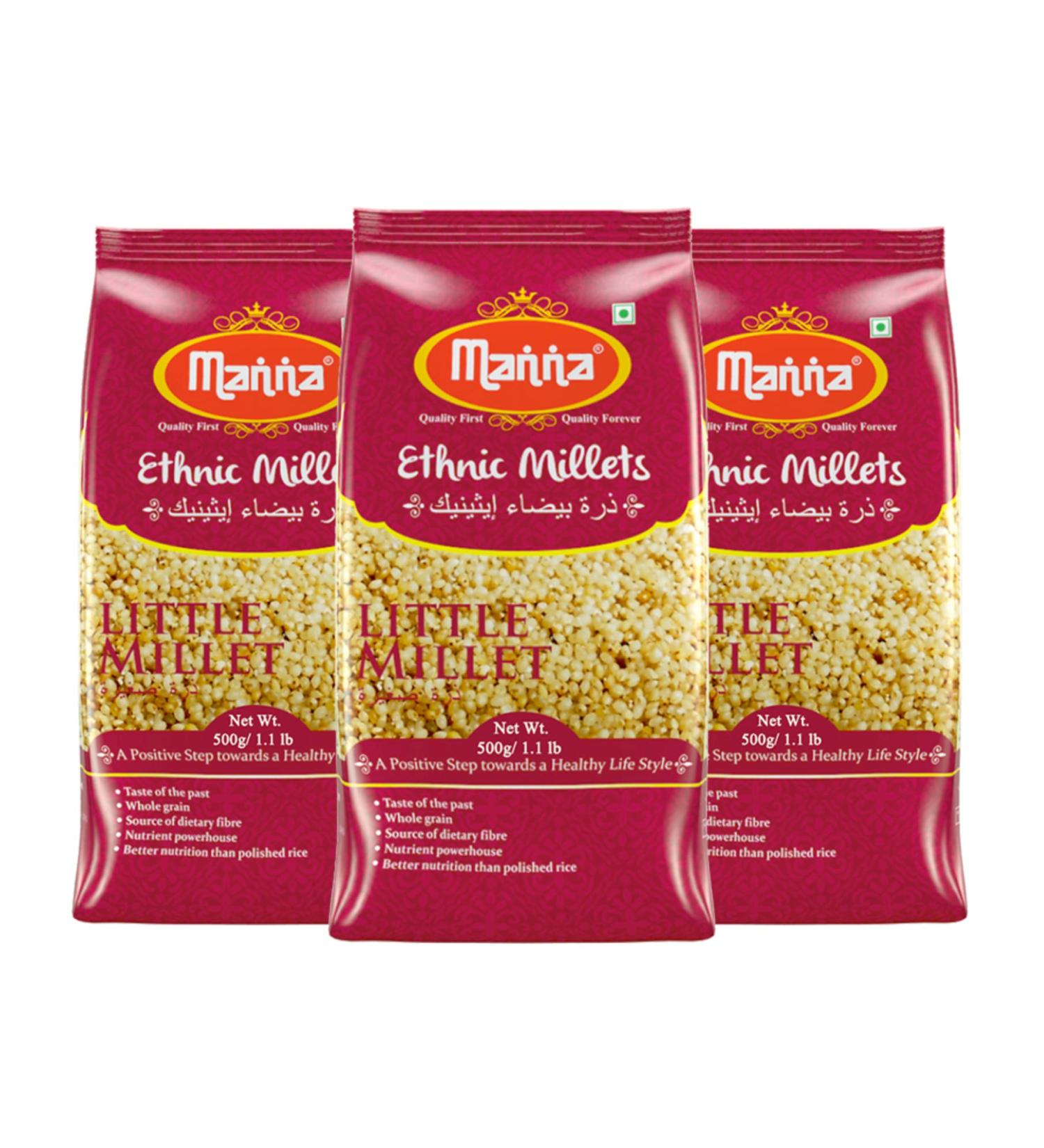 Organic Little Millet/Kutki 1 Kg (35.27 OZ) - Premium Quality, Gluten-Free Superfood - Buy Online on GoSupps.com