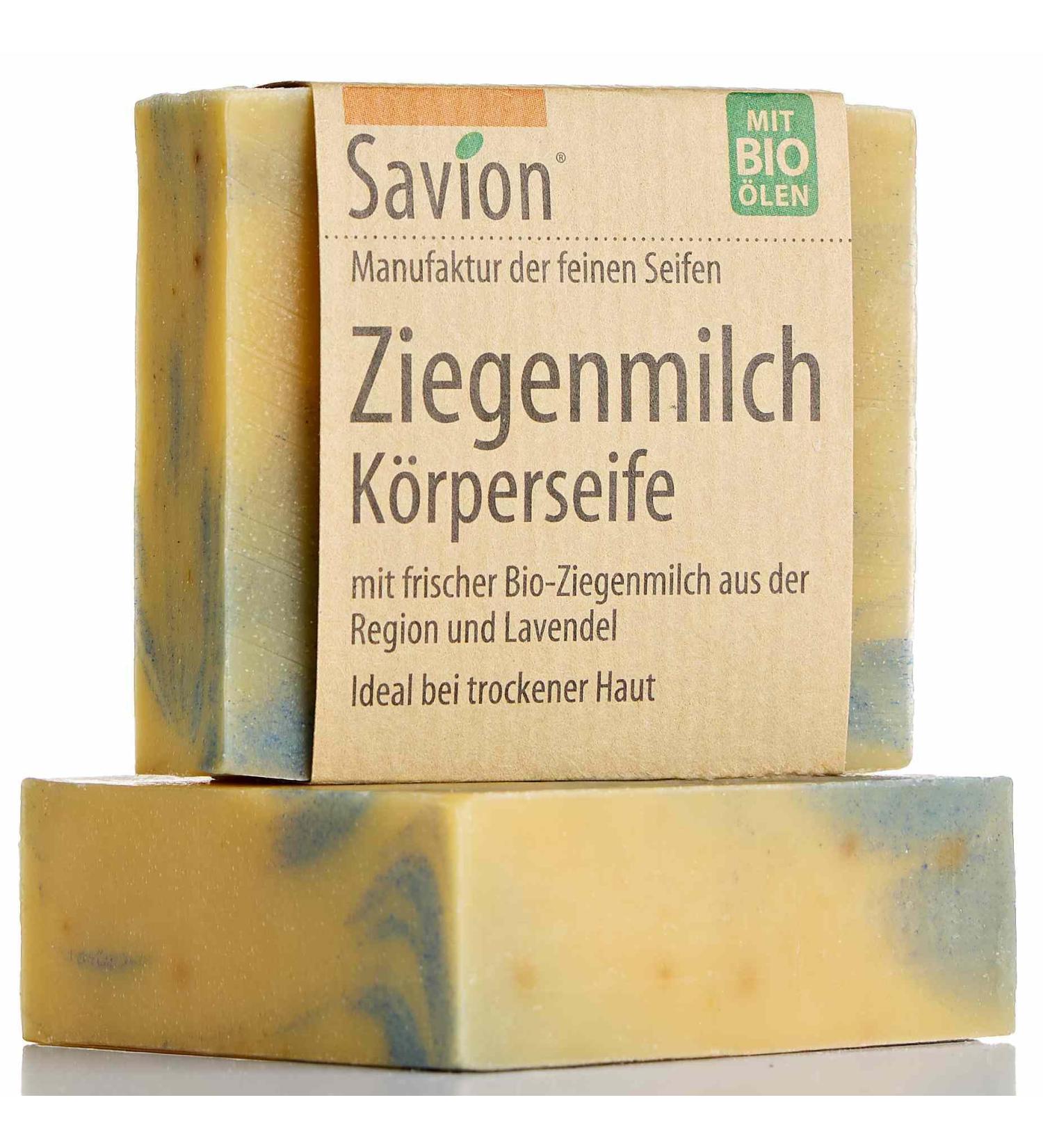  Savion Body soap - goat's milk 80g - Buy Online on GoSupps.com