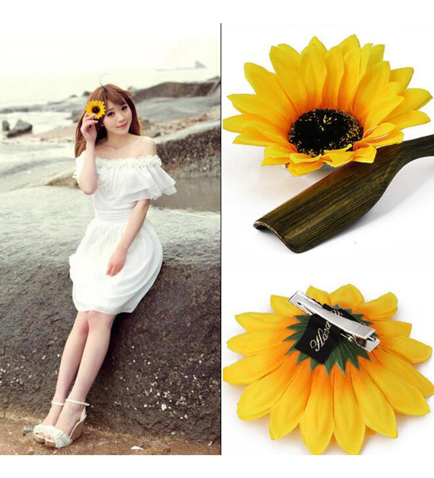 Vasana 6-Piece Sunflower Hair Clips for Women & Girls | Slipproof Crocodile Hairpins | Perfect Hairstyling Accessories for Parties Beach Vacations & Weddings - Buy Online on GoSupps.com