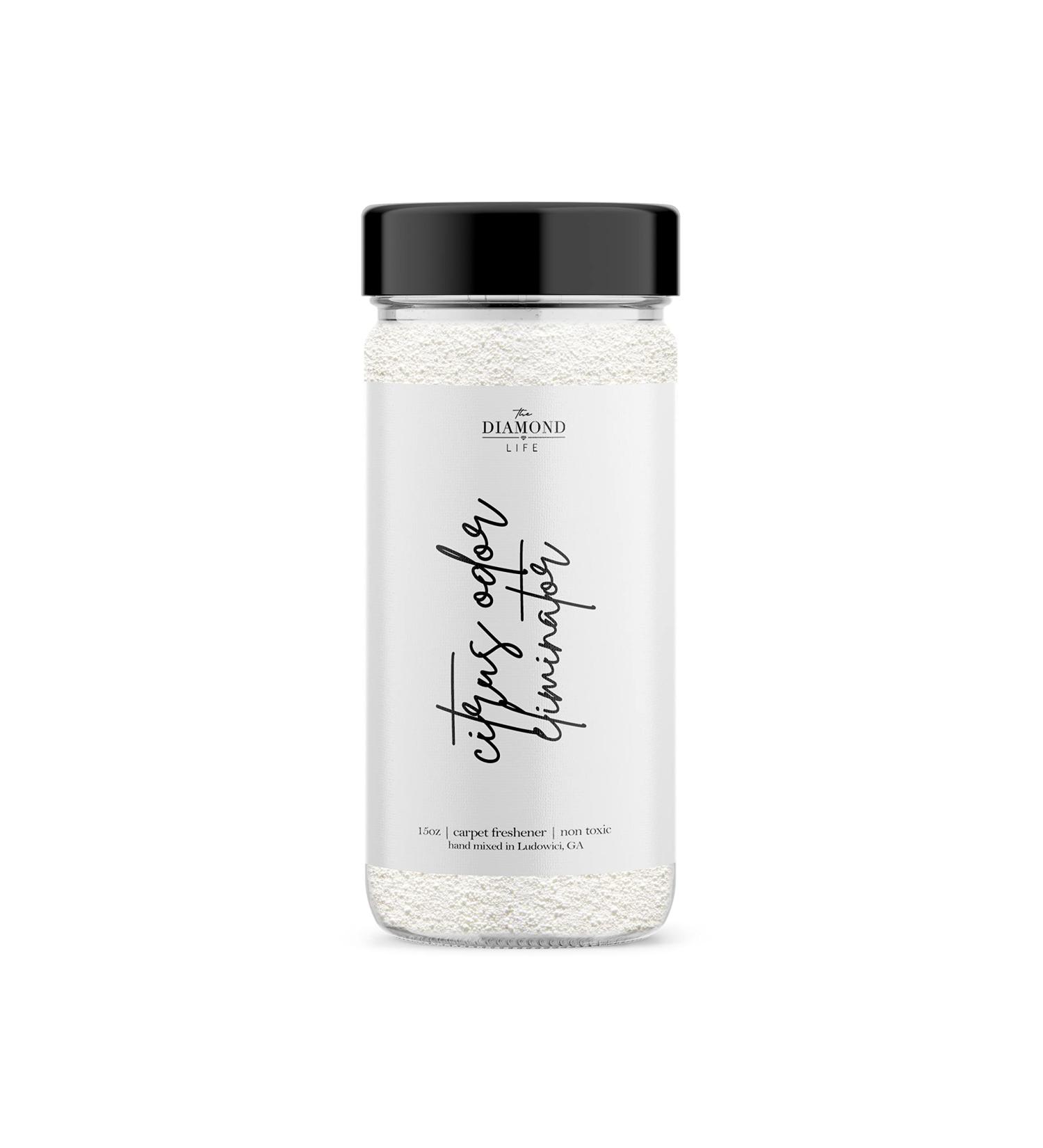 Diamond Life Citrus Lemon & Eucalyptus Natural Carpet & Upholstery Freshener - Odor Eliminator for Homes with Kids & Pets - Buy Online on GoSupps.com