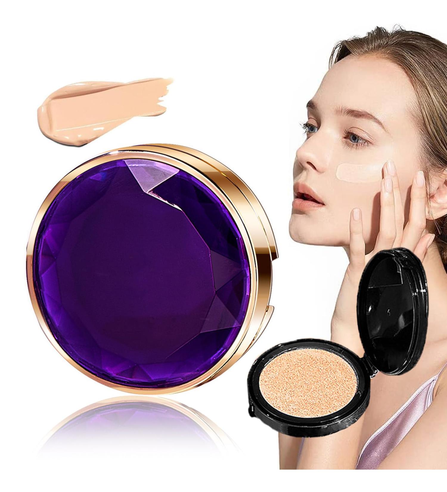 Shop Evanesce Soft Matte Cream Concealer & Foundation - Ivory White - 1PC + Air Cushion Replacement Core - International Shipping Available - Buy Online on GoSupps.com