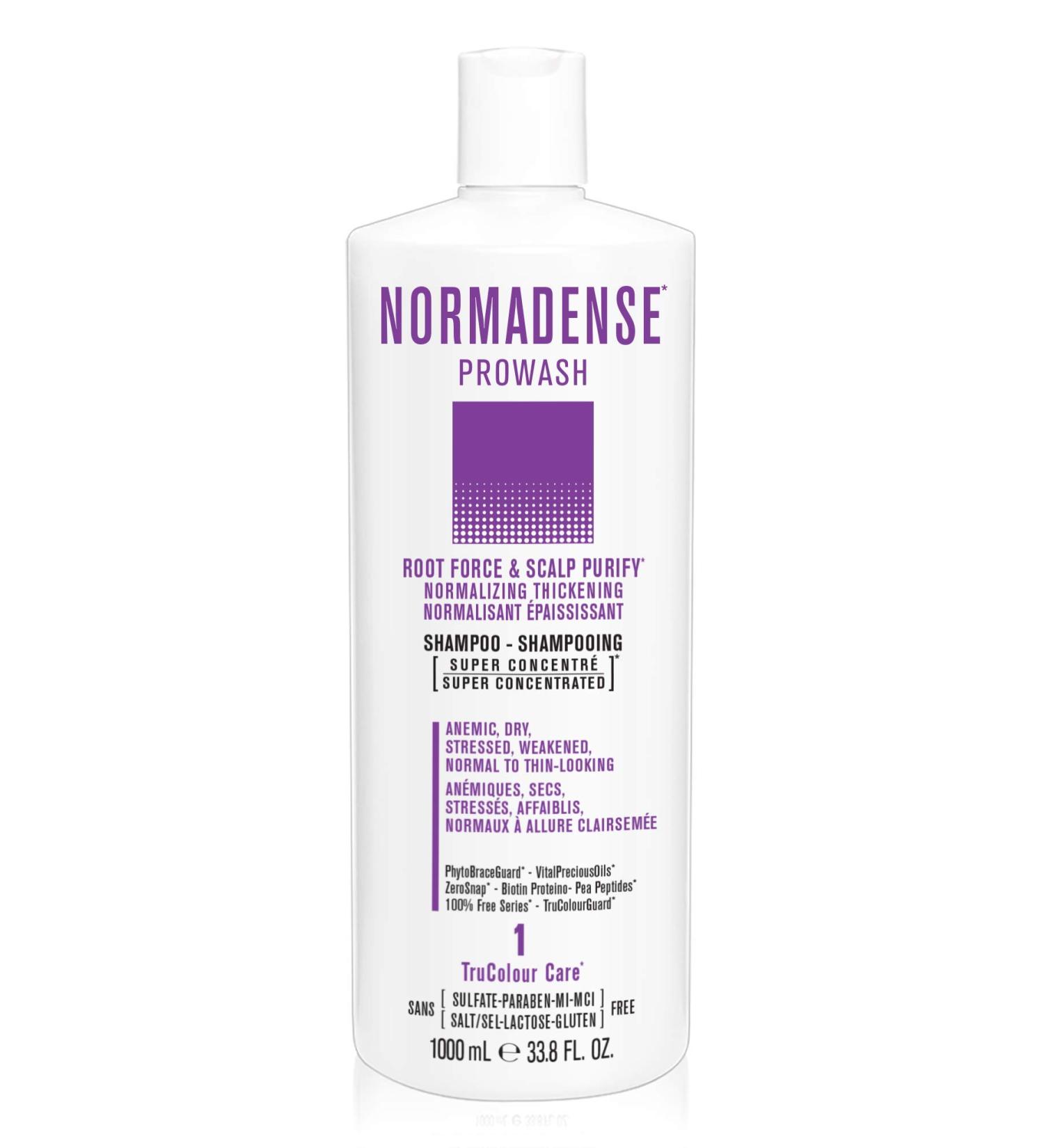 NORMADENSE 1 Vegan Shampoo for Normal to Thin-Looking Hair. Super Concentrated Biotin Shampoo for Dry Normal to Thin-Looking Hair Vegan Sulfate Free shampoo. Prowash Salon Hair Care - Buy Online on GoSupps.com