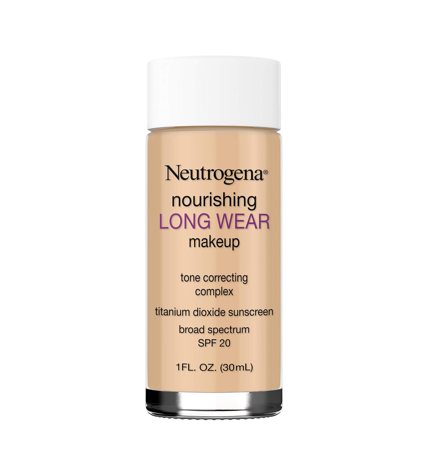 Neutrogena Nourishing Long Wear Liquid Foundation SPF 20 - Tone Even with Antioxidants & Vitamins | 85 Honey - International Shipping Available - Buy Online on GoSupps.com