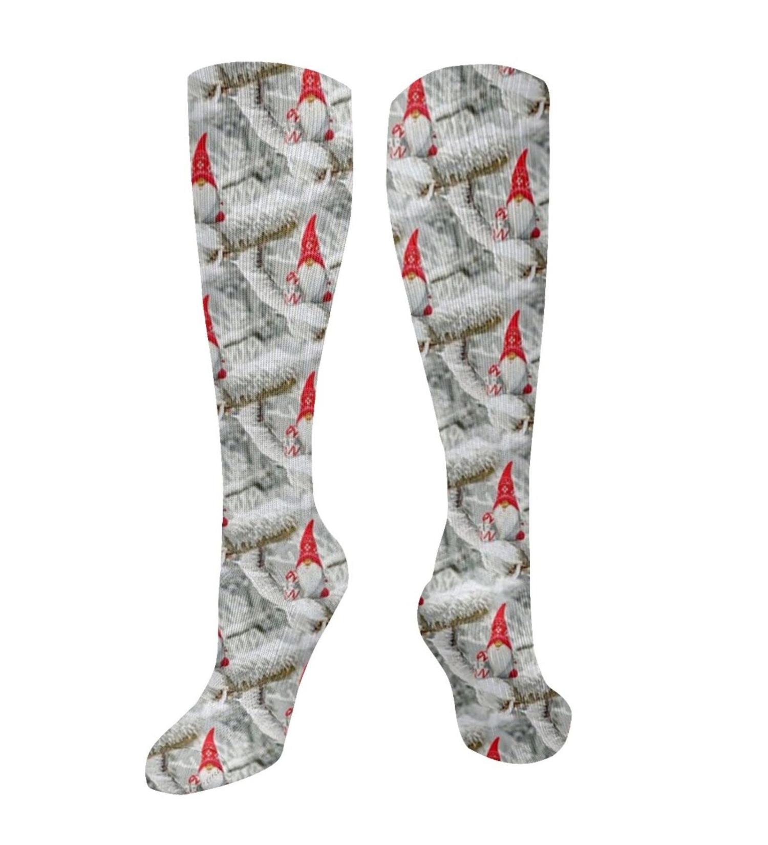 Santa Gnome Compression Socks for Men & Women | 15-20 mmHg Circulation Support for Running & Cycling - Buy Online on GoSupps.com