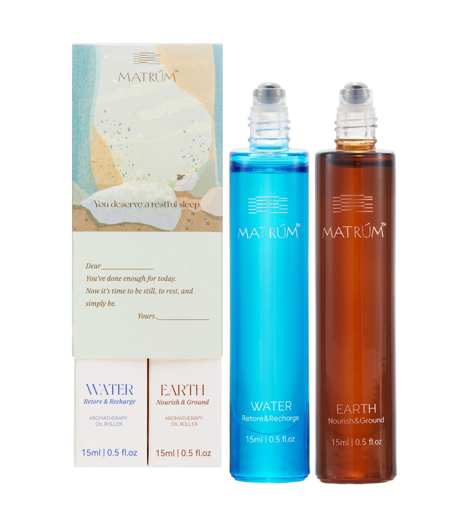 MATRUM Massage Oil Roll On Five Element (Water + Earth) - Buy Online on GoSupps.com