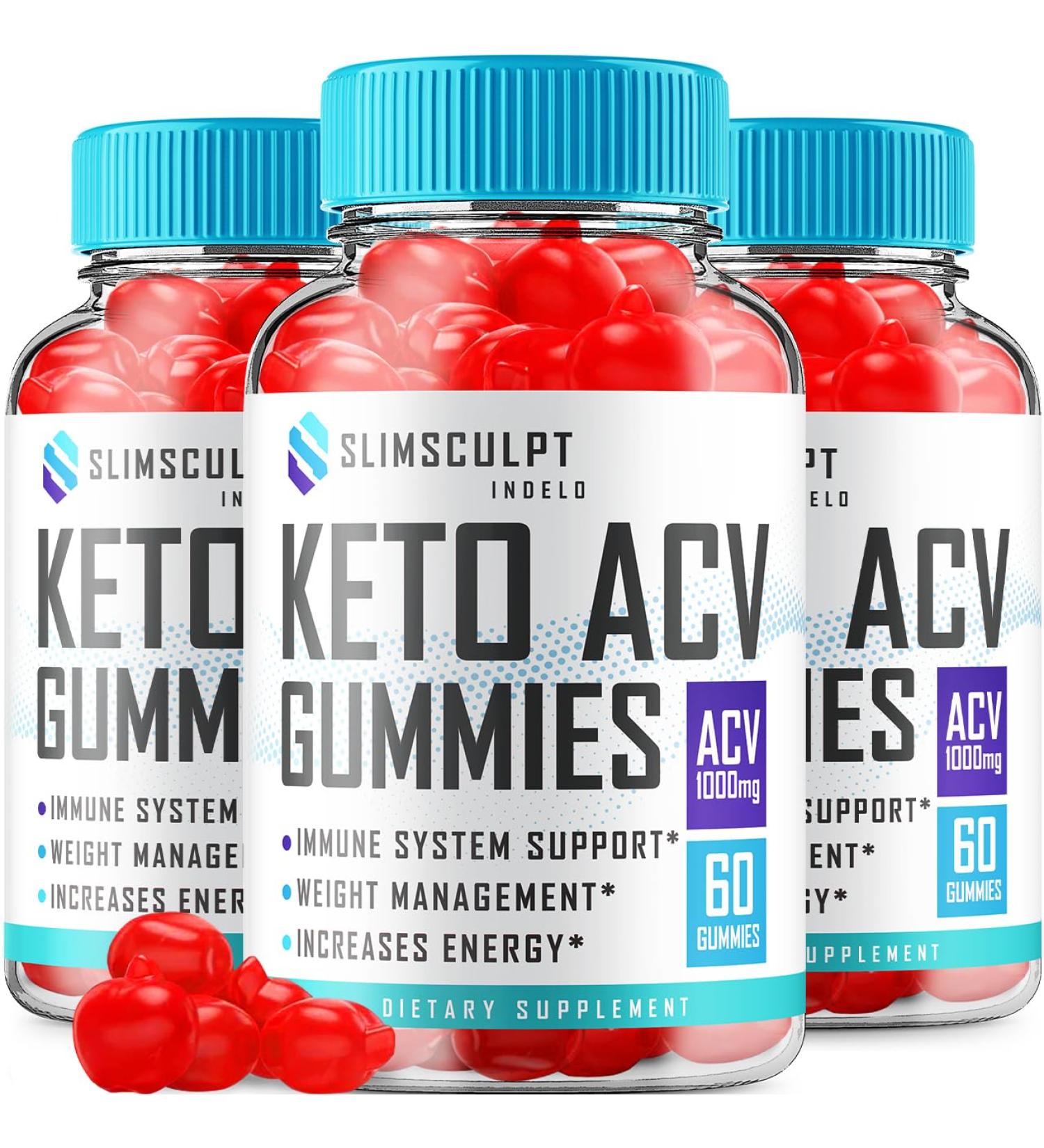 (3 Pack) Slimsculpt Keto ACV Gummies - Advanced Formula Slim Sculpt Keto Plus ACV Gummies Apple Cider Vinegar Keto Slimsculpt ACV Gummies Dietary Supplement Reviews Men Women (180 Gummies) - Buy Online on GoSupps.com