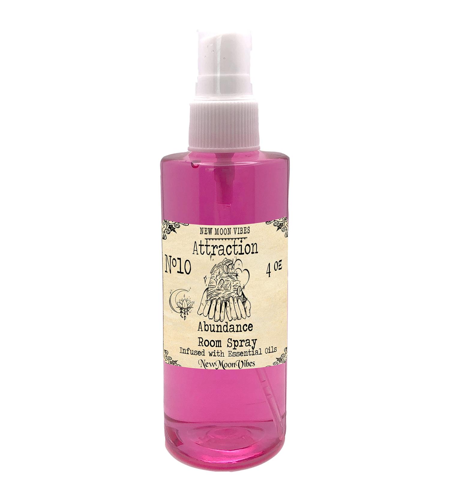 Attraction Abundance Aromatherapy Misting Room Spray, Spiritual Aromatic Mist infused with Essential Oils Enhance Beauty Love Power Control Success Confidence Attain Dreams Goals Self Love Acceptance - Buy Online on GoSupps.com