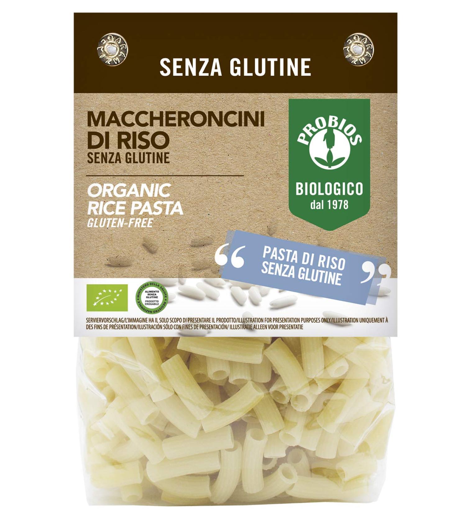 Probios PROBIOS Maccheroncini Gluten Free Rice Pasta 8 x 400 g