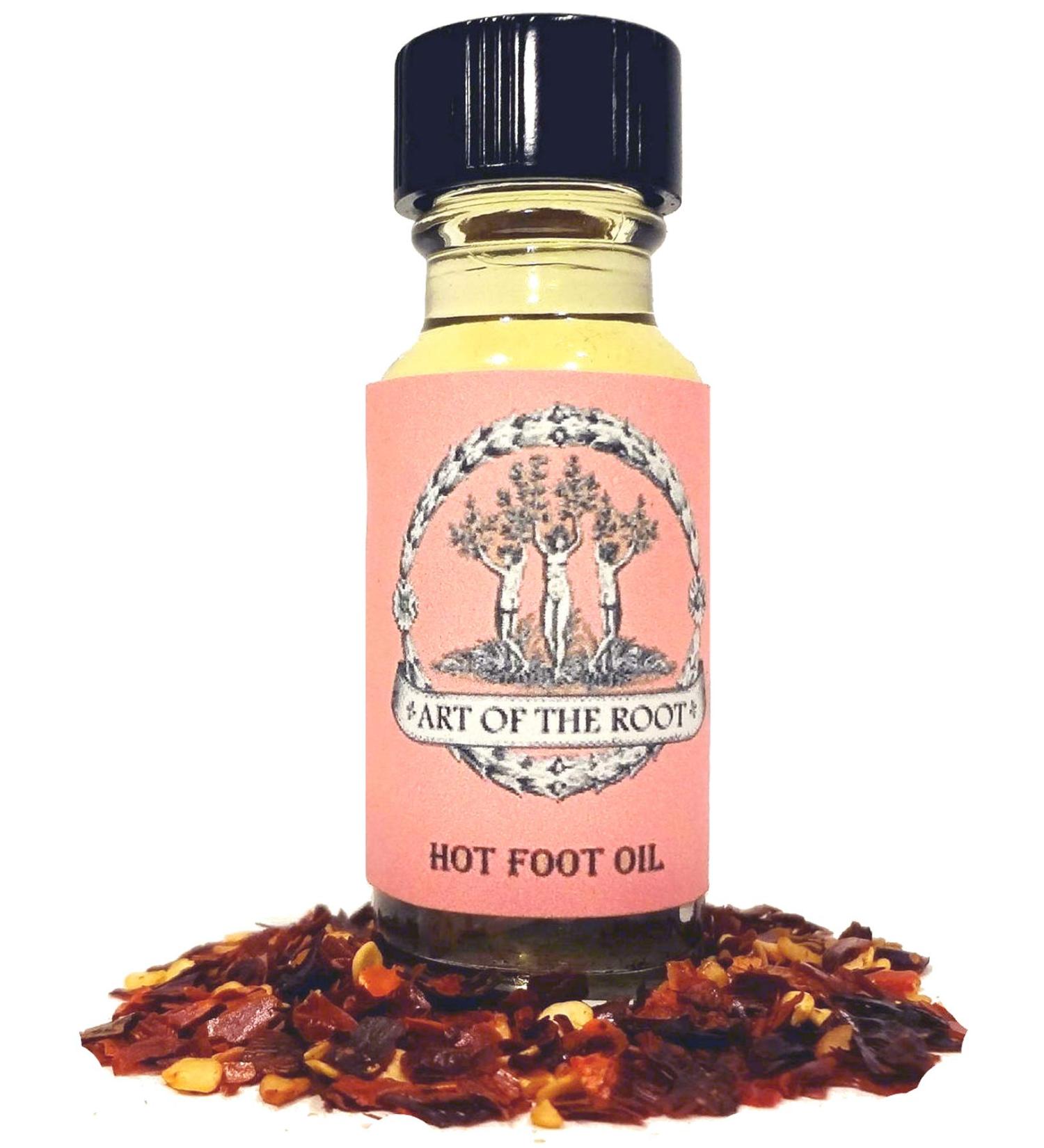 Hot Foot Oil 1/2 oz | Banish Negative Energy | Rituals for Hoodoo Wicca Pagan Voodoo & Santeria - International Shipping Available - Buy Online on GoSupps.com