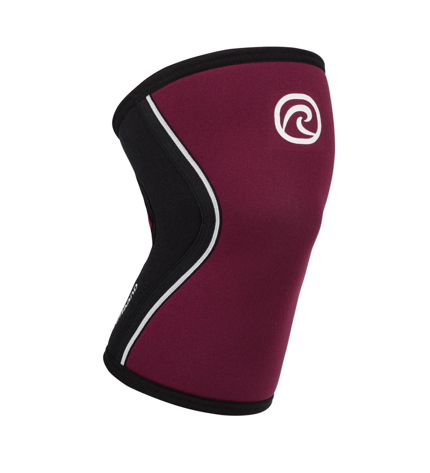 Rehband Knee Support Sleeve for CrossFit & Heavy Training - 5mm Neoprene Unisex XL Burgundy - International Shipping Available - Buy Online on GoSupps.com