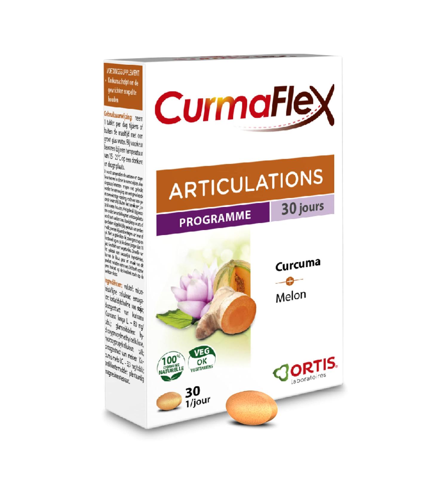 ORTIS LABORATORIES - CURMAFLEX 30 tablets - Joints - Turmeric - Buy Online on GoSupps.com