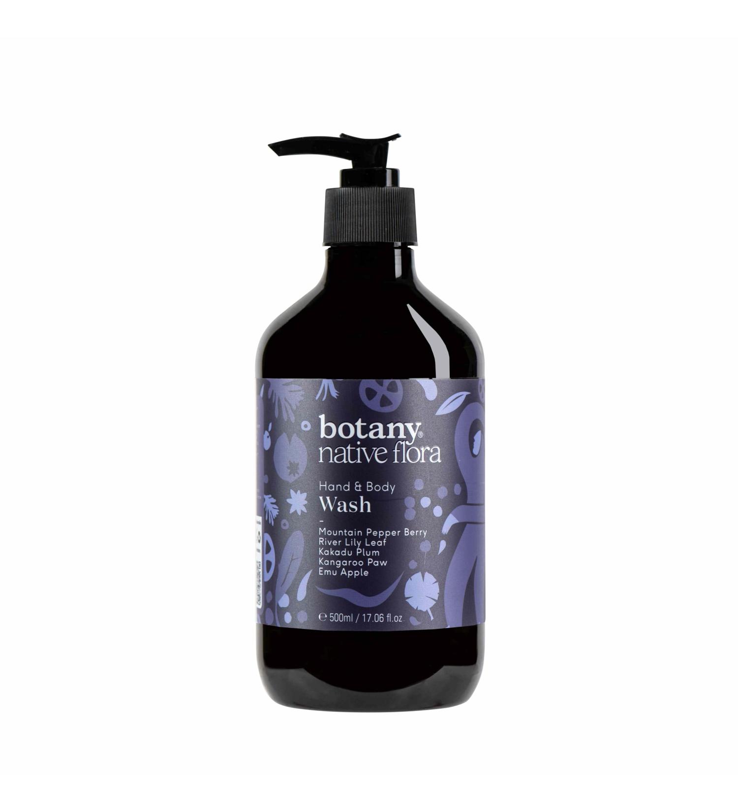 Botany Native Flora Hand and Body Wash - Hydrating Wash with Australian Extracts | Gently Cleanses Skin 17.06 Fl Oz - Buy Online on GoSupps.com