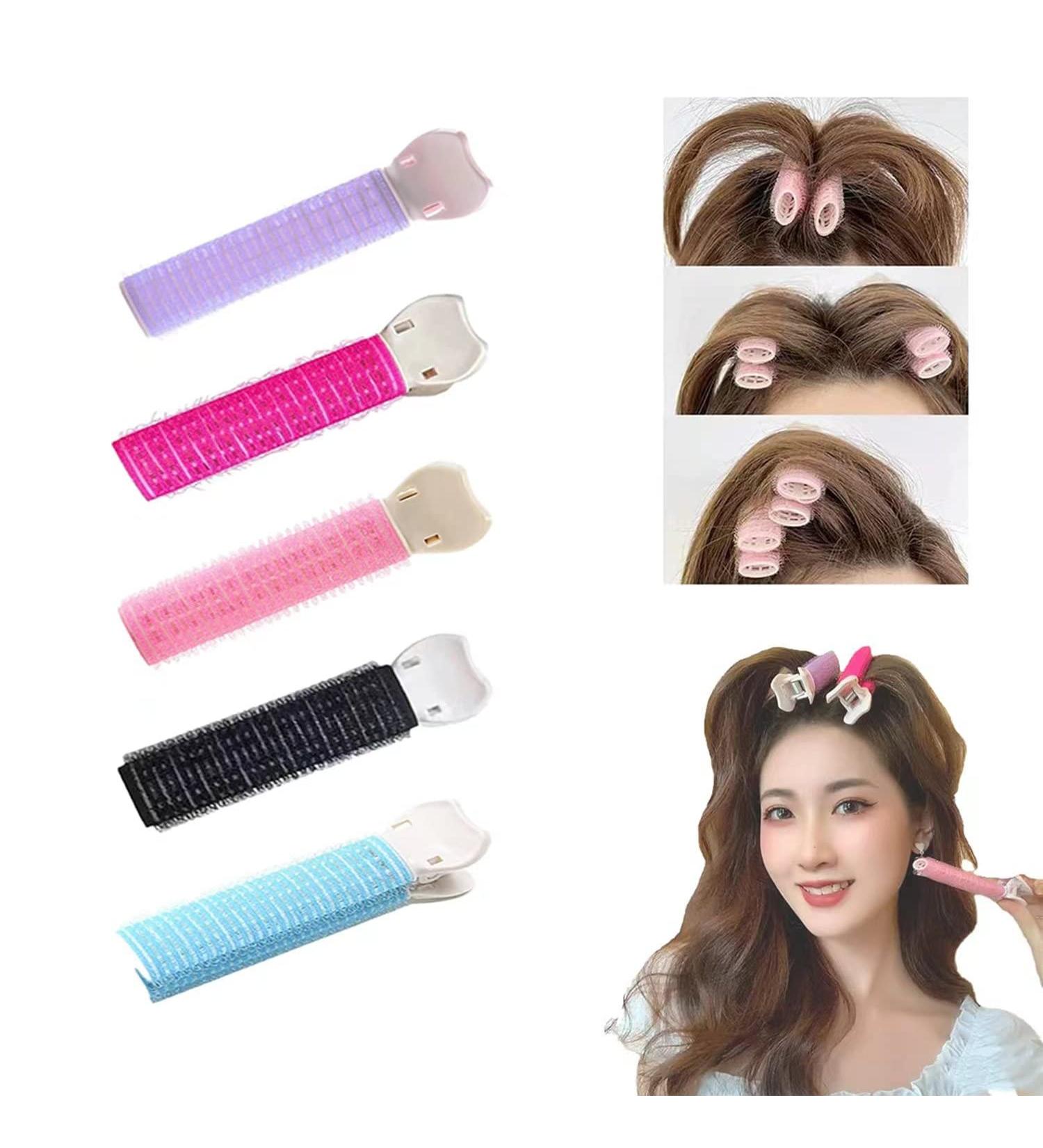 Volumizing Hair Clips Set - 5PCS | Root Clips for Instant Hair Volume - Velcro Fluffy Volumizer Barrettes for Women - Buy Online on GoSupps.com