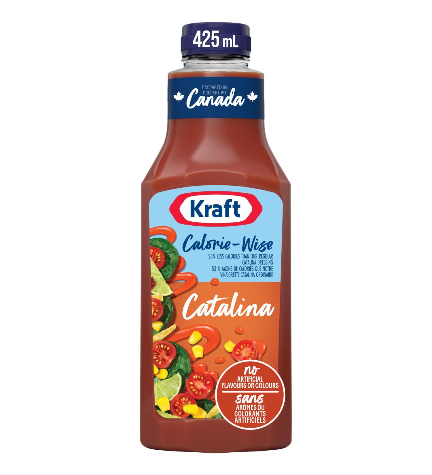 Kraft Catalina Salad Dressing Calorie-Wise 425 ml Bottle (Pack of 10) - Buy Online on GoSupps.com
