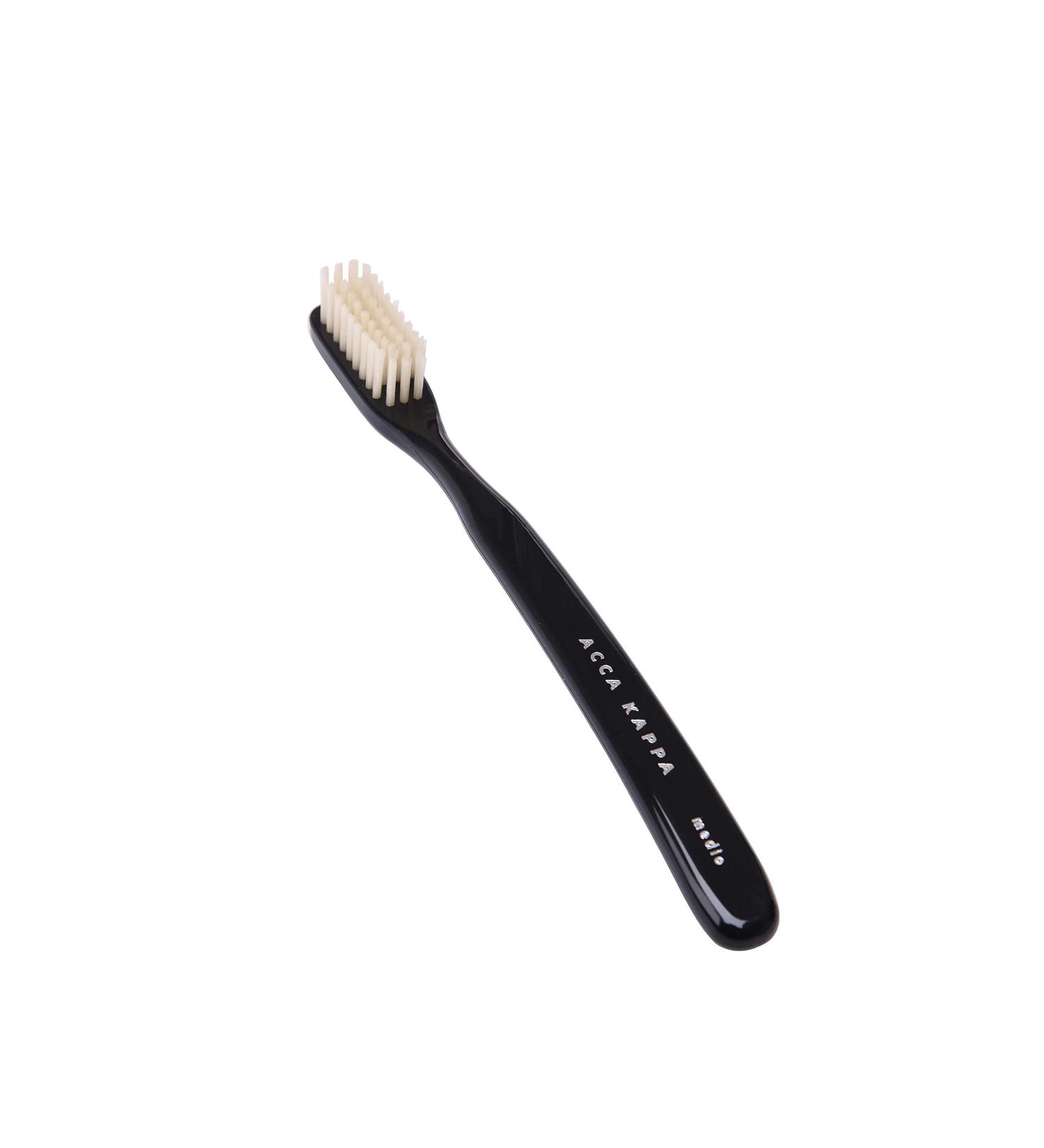 Acca Kappa Vintage Black Toothbrush Hard Nylon Black Hard Nylon