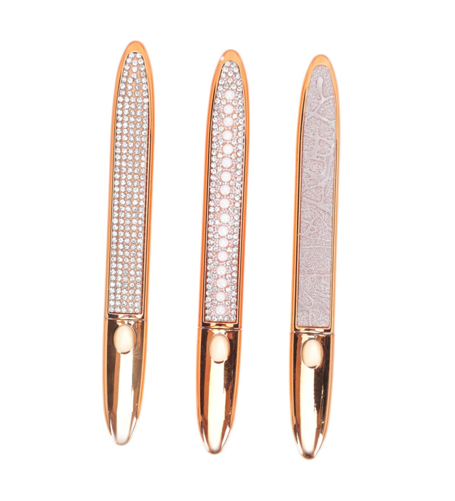 Didiseaon 3pcs Eyeliner Cosmetics Eye Line Pencils Eye Pencil Black Alloy Miss No Smudge Gold and Silver - Buy Online on GoSupps.com