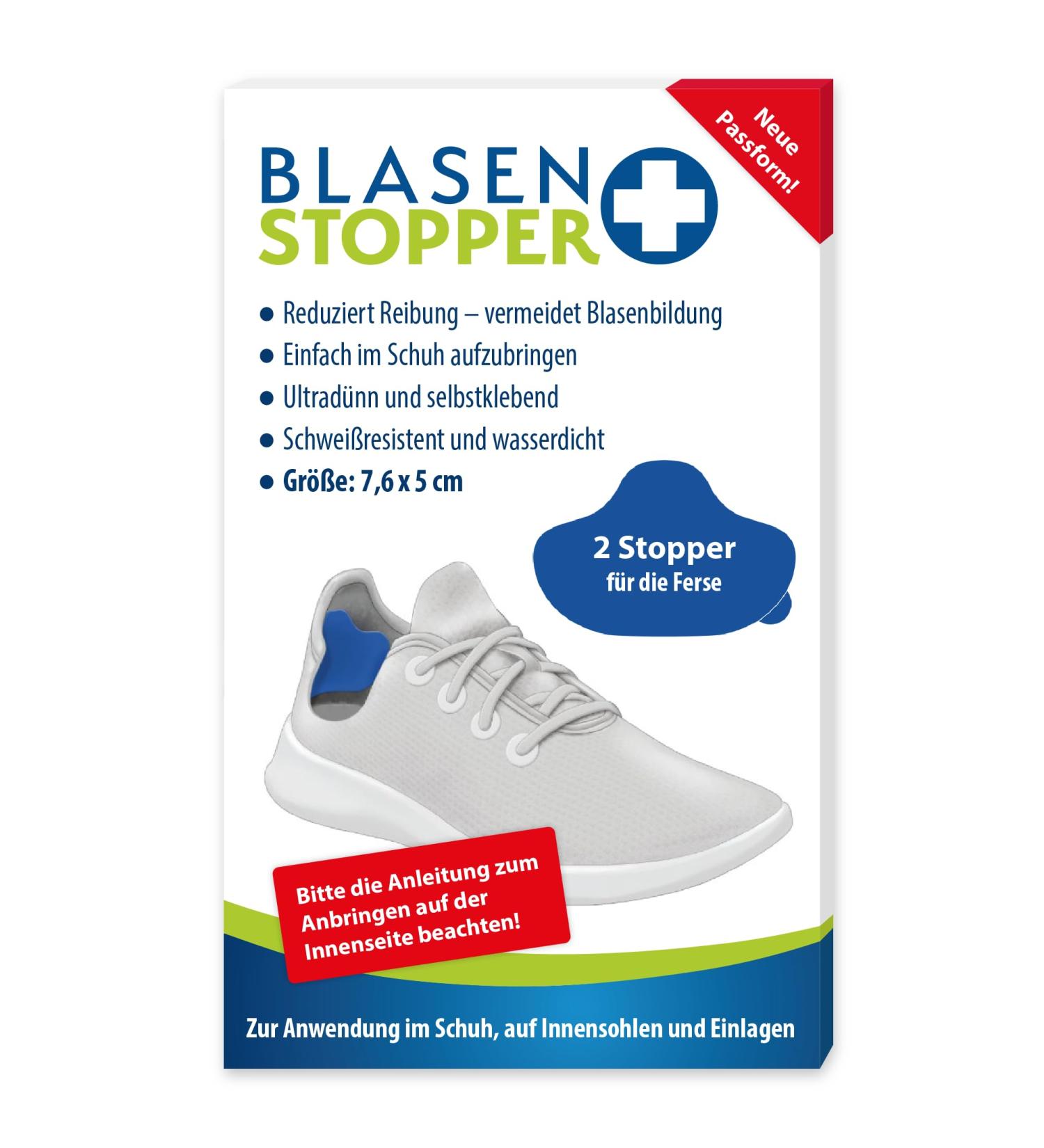 Bladder Stopper: Heel Protectors for Shoes | 2-Pack Bladder Patches for Comfort & Pain Relief - Ideal for Sports Hiking & Work Boots - Buy Online on GoSupps.com